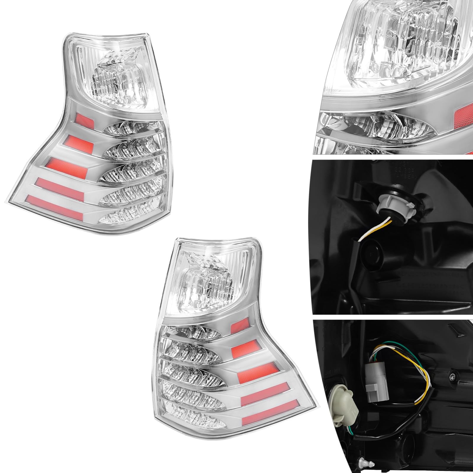 Rear Inner Tail Light Assembly for 2014-2023 Lexus GX460 LED Halogen 8155160B31