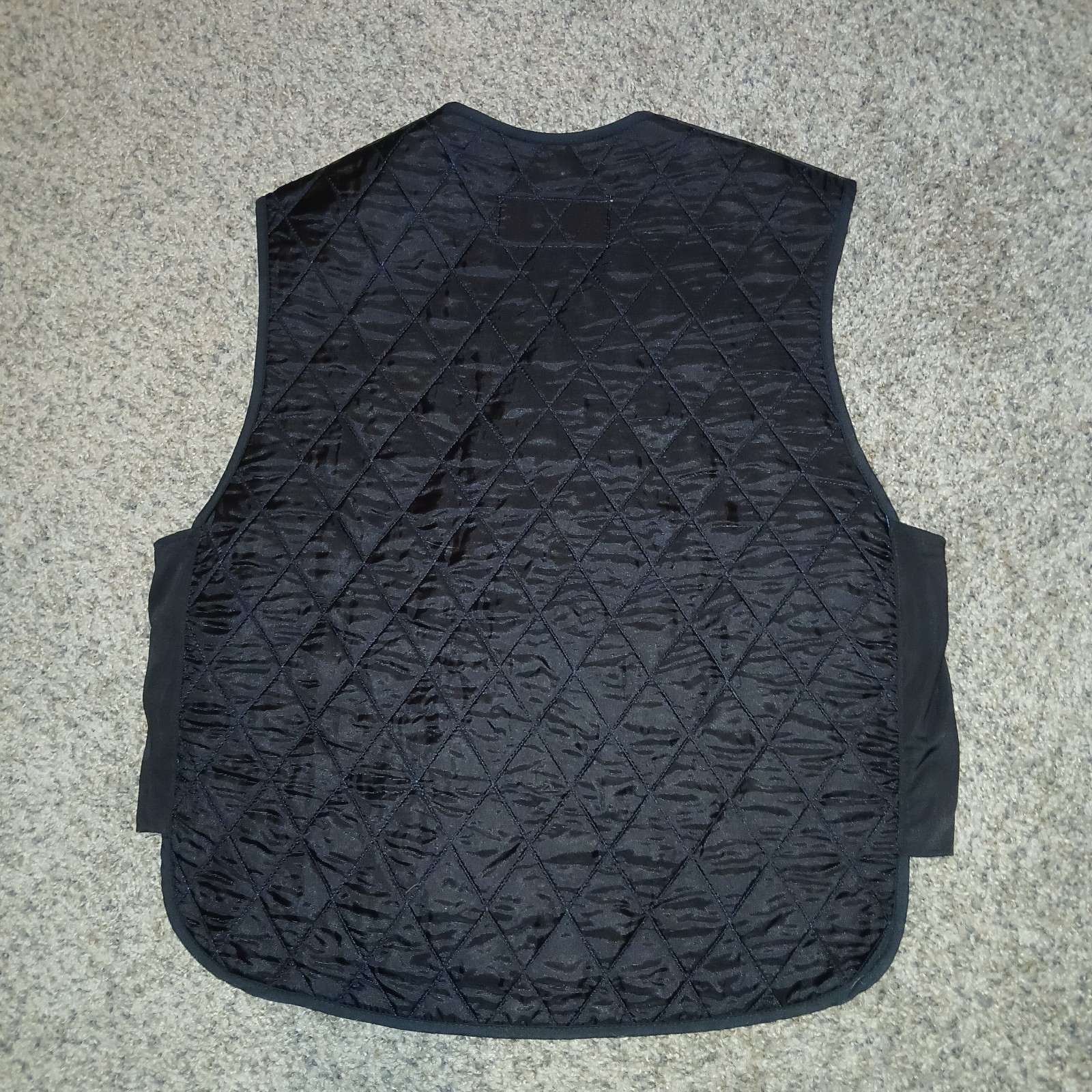 Techniche International Hyperkewl Cooling Vest Size Large Black W Blue Interior