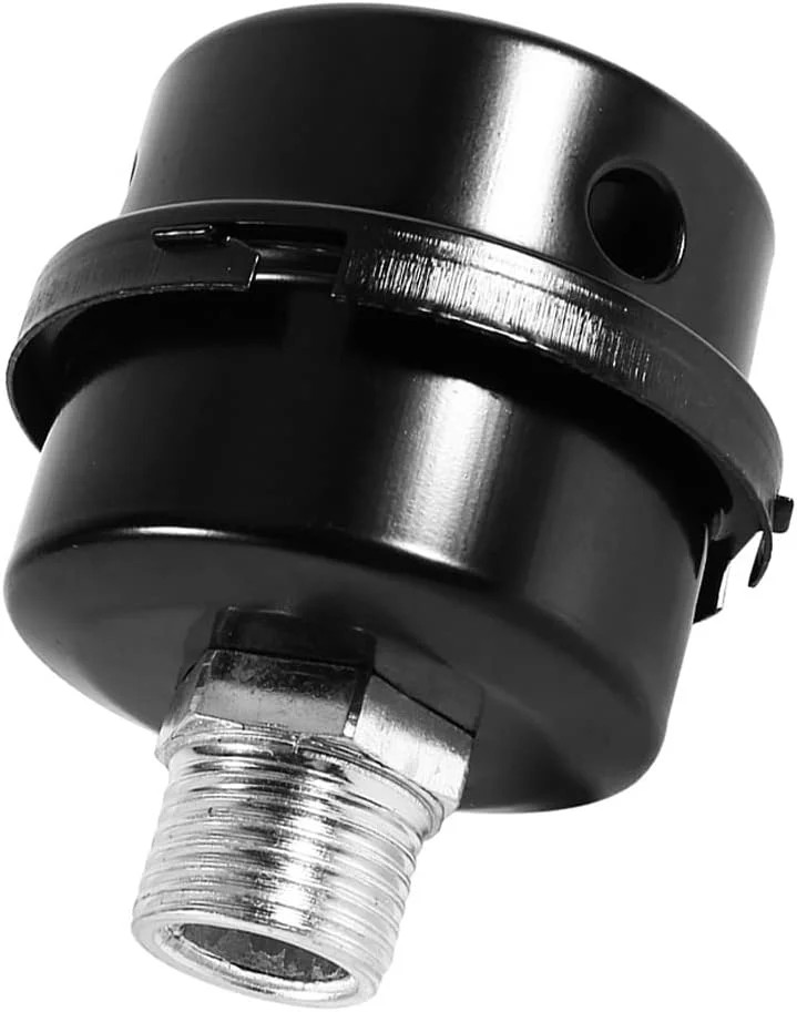 3/8″ Male Thread Diameter (0.63in / 16mm) Air Compressor Silencer & Filter, Meta