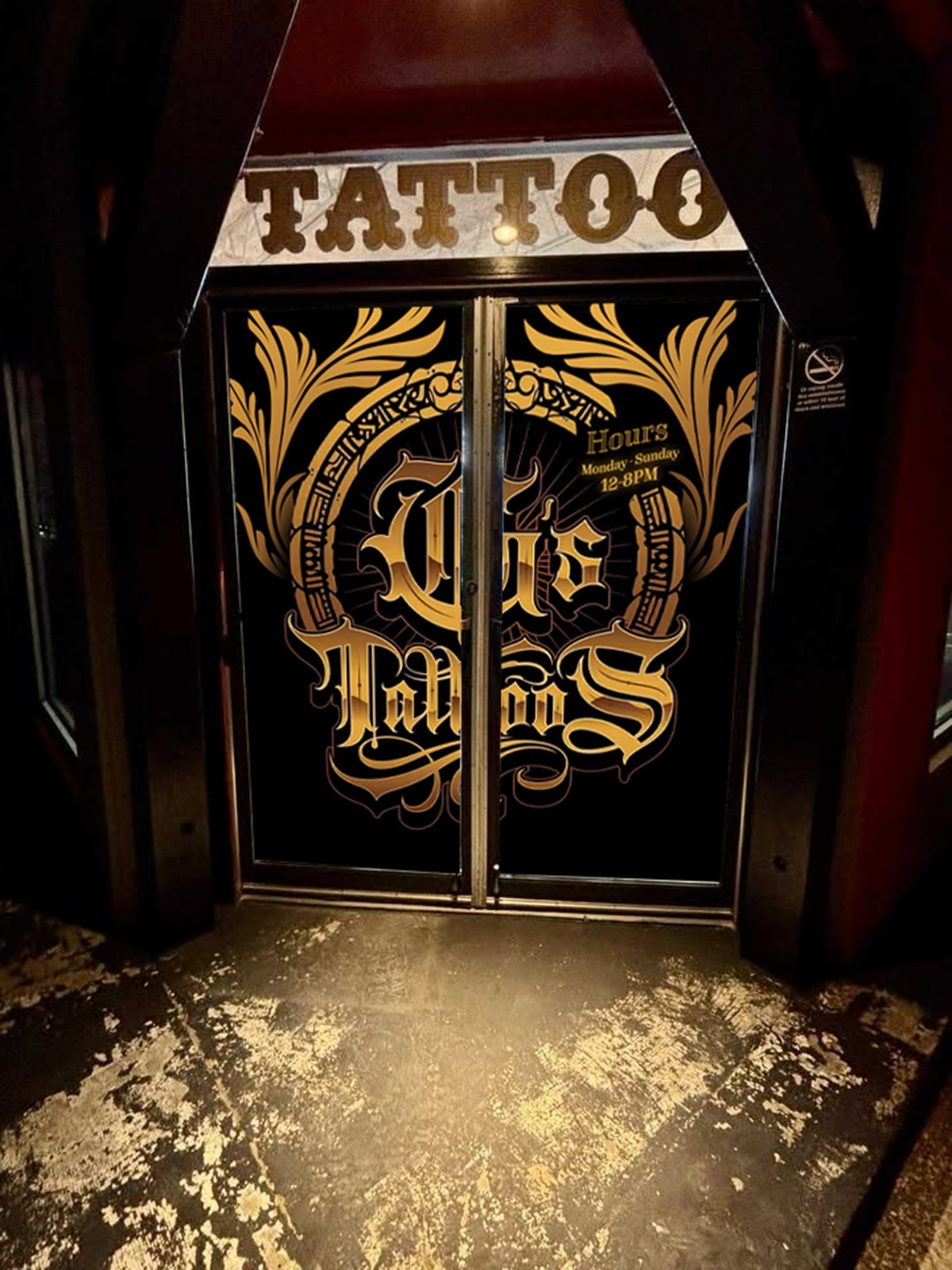 Custom Door Window Decal for Businesses and Storefronts! Includes FULL DESIGN