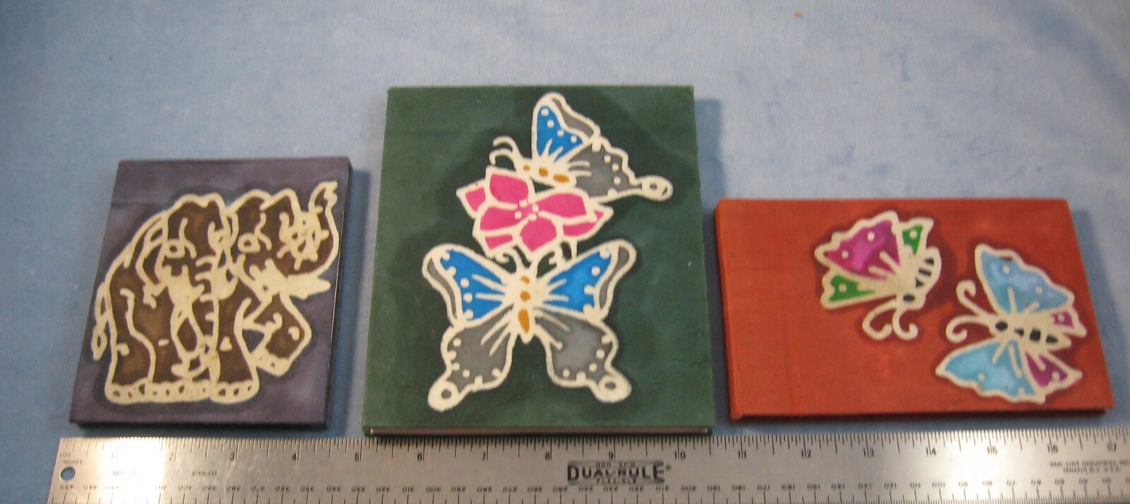 5 Handmade Natural Paper Blank Book-Journal-Diary-Notepad-Dream Book-Memo NOS