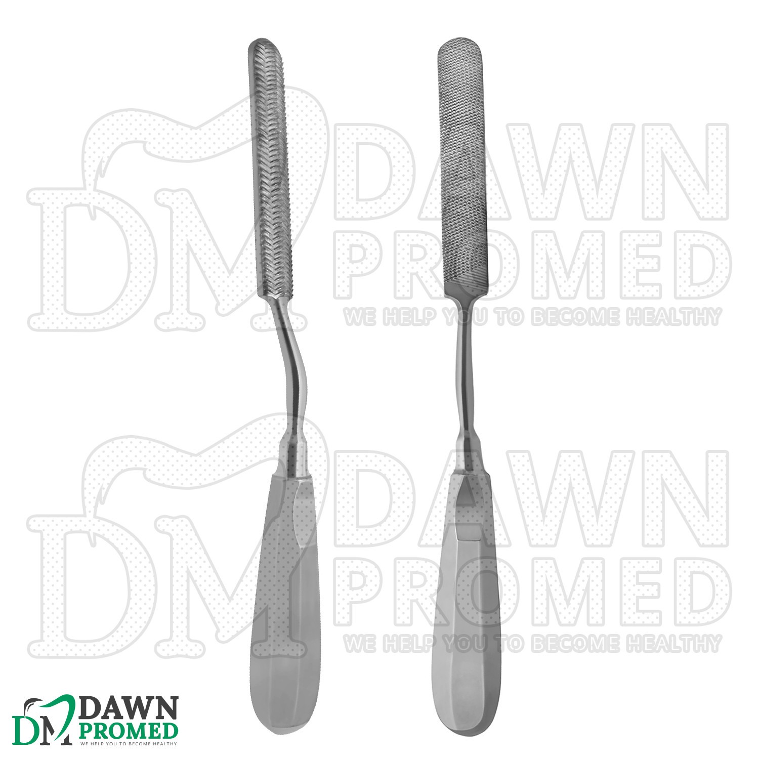 Bone File 10″ Half Round Double Sided Bayonet Shank Orthopedic Instruments