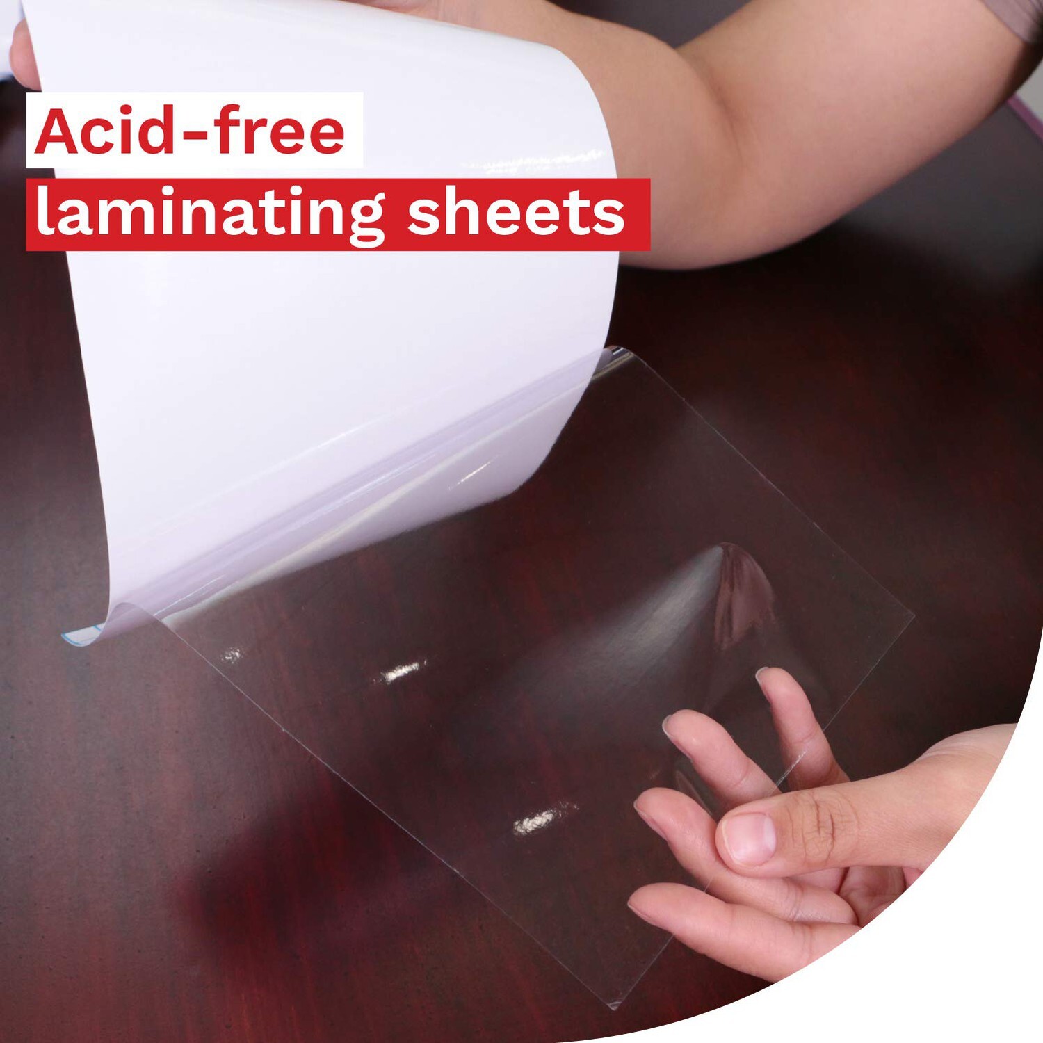 XFasten Self-Adhesive Laminating Sheets, 6 x 9 Inches, Pack of 100, 4.76 mil,…