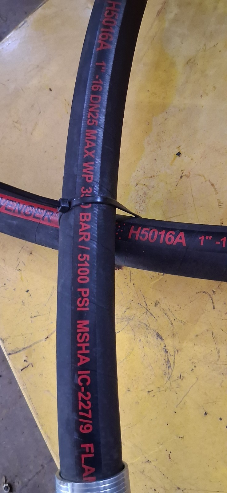1″ 5100psi/350BAR Hydrolic Hose Double JIC 16-DN25