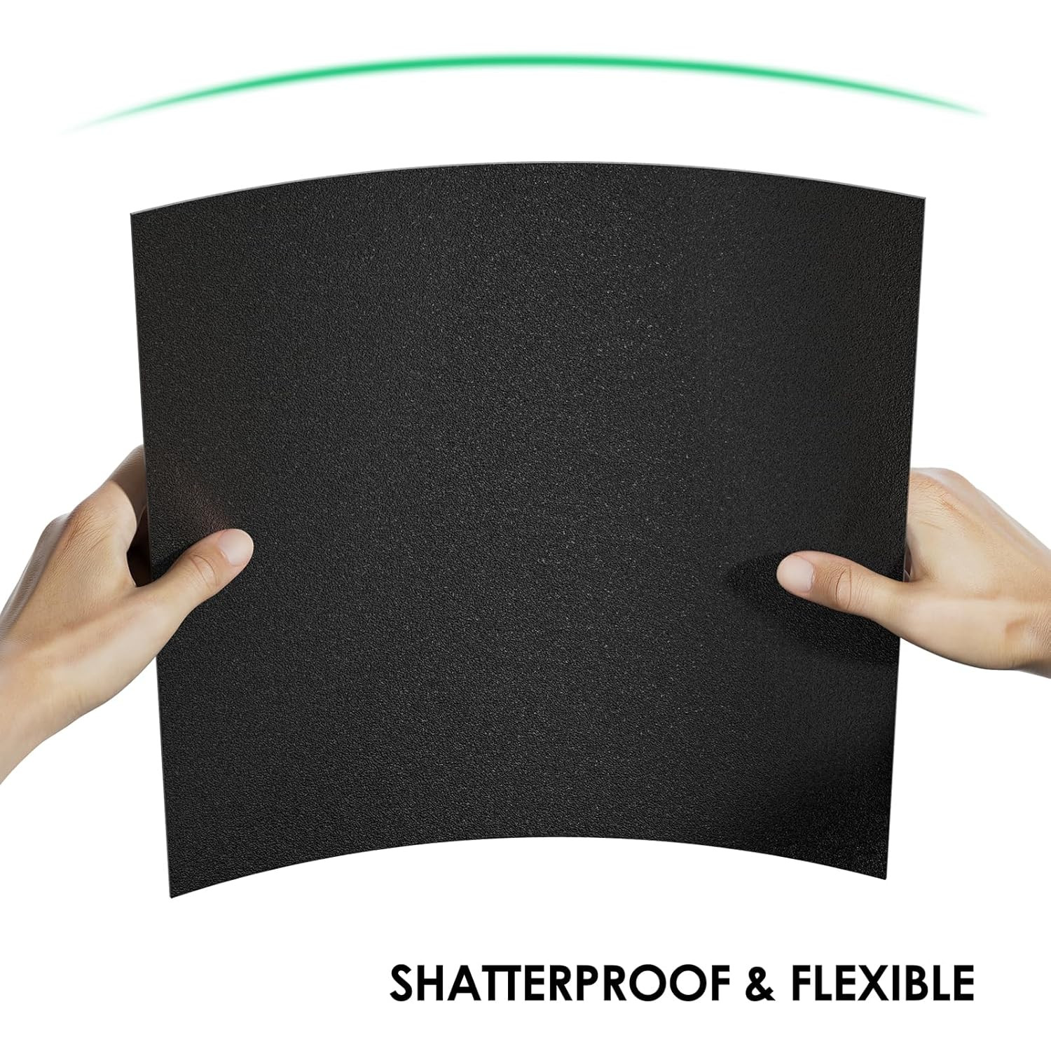 ABS Plastic Sheet 1/8 Inch Thick 12″ X 12″ Black Rigid Thermoplastic Board New