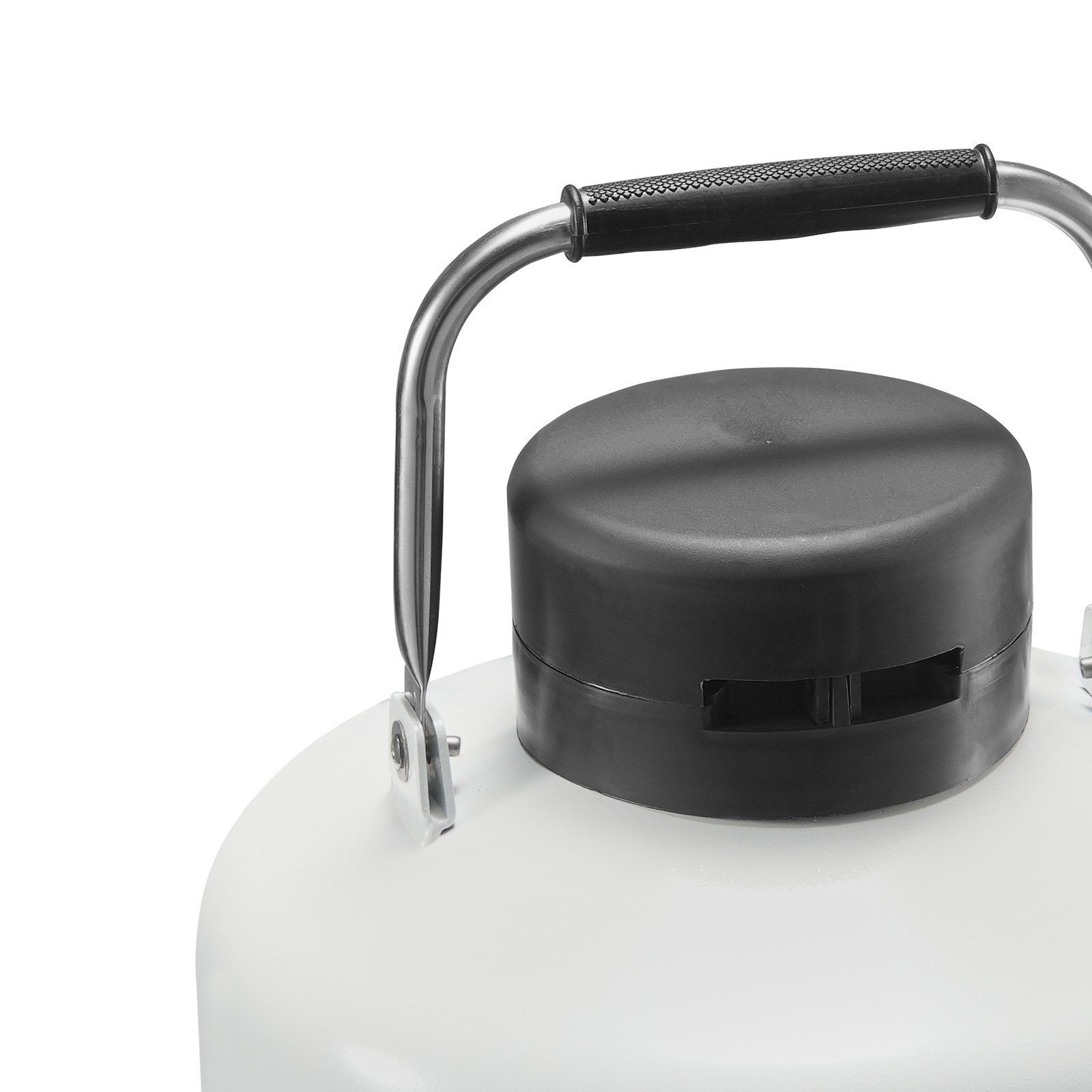 VEVOR Liquid Nitrogen Tank 10 L Aluminum Alloy LN2 Container Dewar 6 Canisters
