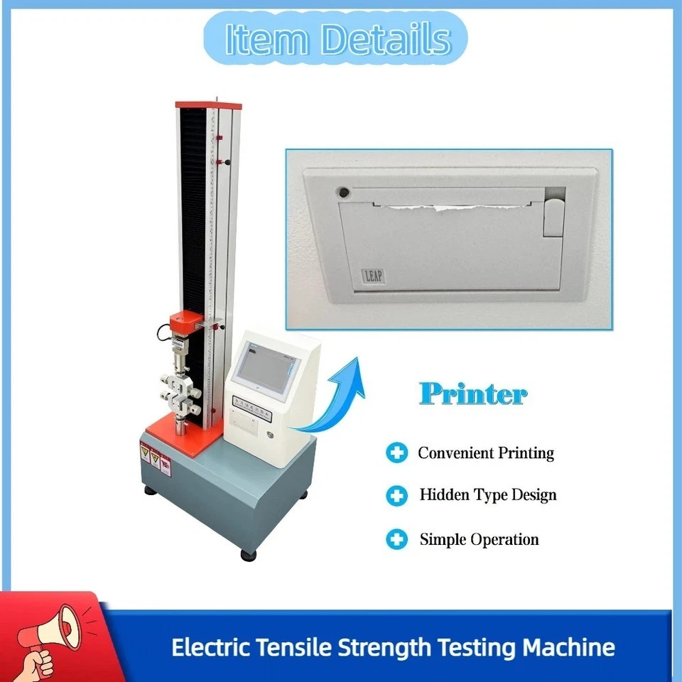 110V 200KG Electric Tensile Strength Testing Machine Tensile Strength Tester