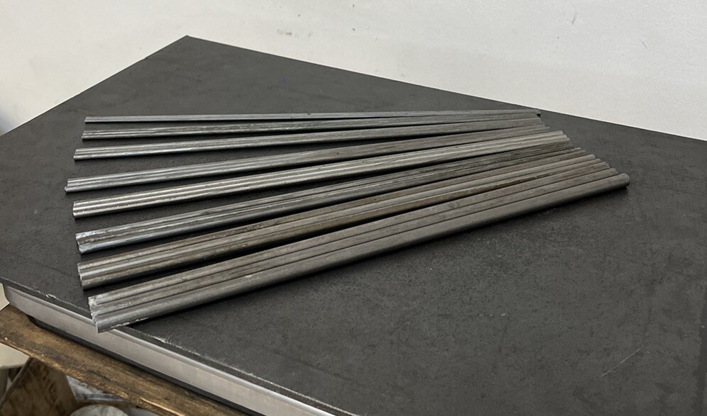 12L14 Steel Round Bar Stock Assortment – 24 Small Diameter Rods – CNC Lathe
