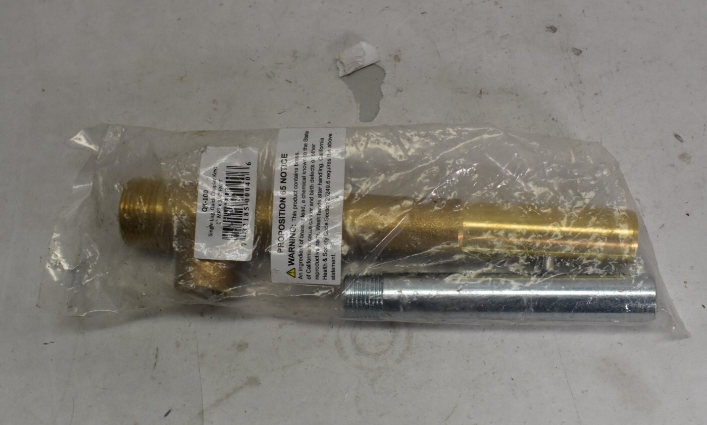 QK-100 Quick Coupler Key Tool for Coupler Valve 1″ MPT x 3/4″ FNPT Solid Brass