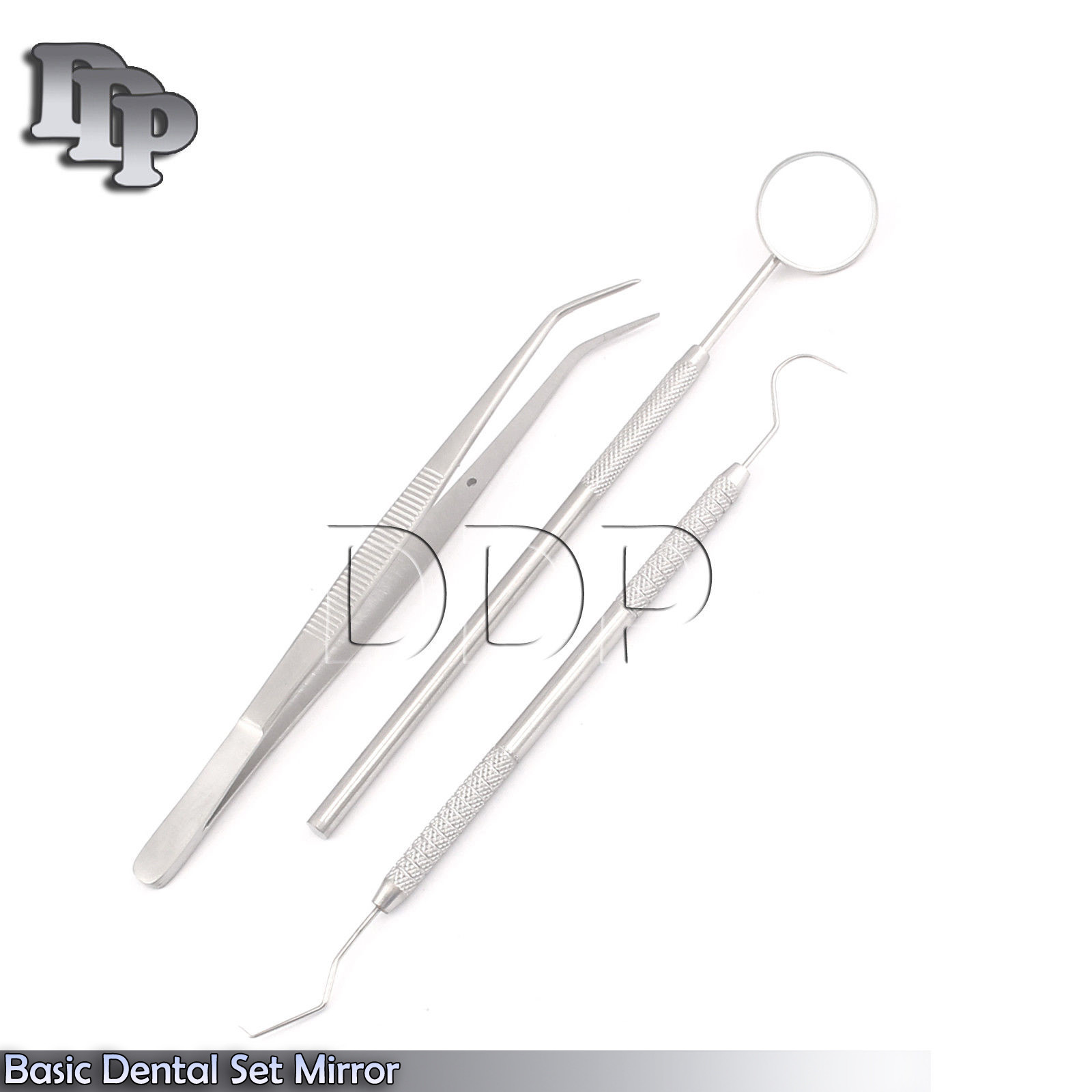 Basic Examination Dental Kit Set of 3 Hygiene kit With College Tweezer PR-154
