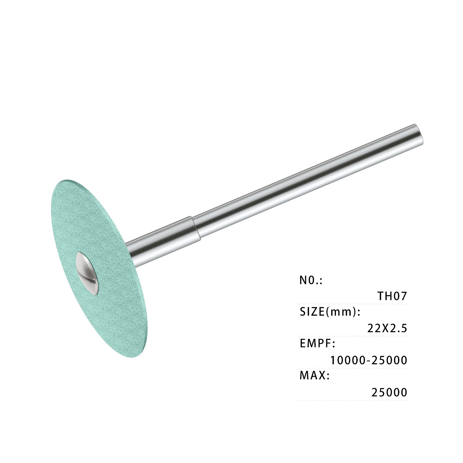 Greenstone Dental Lab Grinding Stone mid coarse 22X2.5 TH07