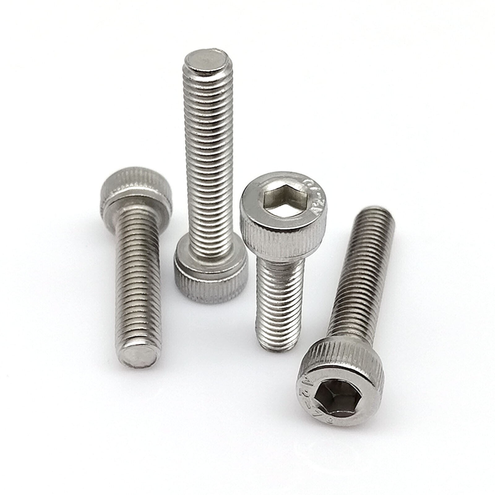 M1.6 SUS304 Allen Hexagon Hex Socket Cap Head Screw Bolt Nut Washer Set Kit