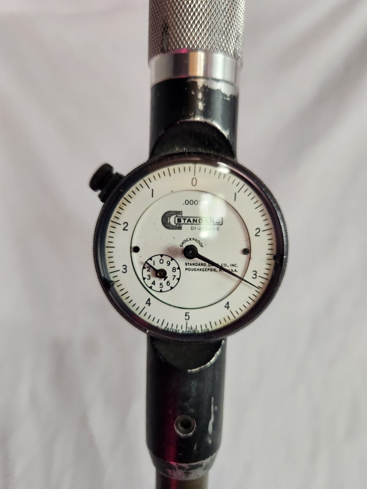 Standard Dial Bore Gage No. 5 Range 3.09″ – 6.125″ W/7 Extensions Wood Box Deep