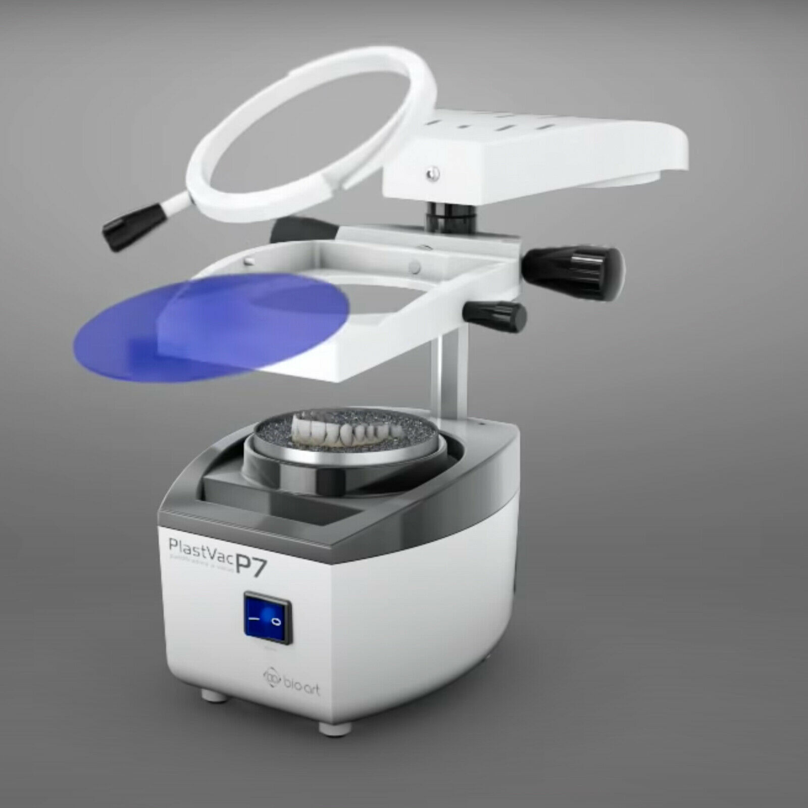 BIOART Dental Lab Pressure PlastPress Vacuum Forming Machine 1400W PLASTVAC-P7