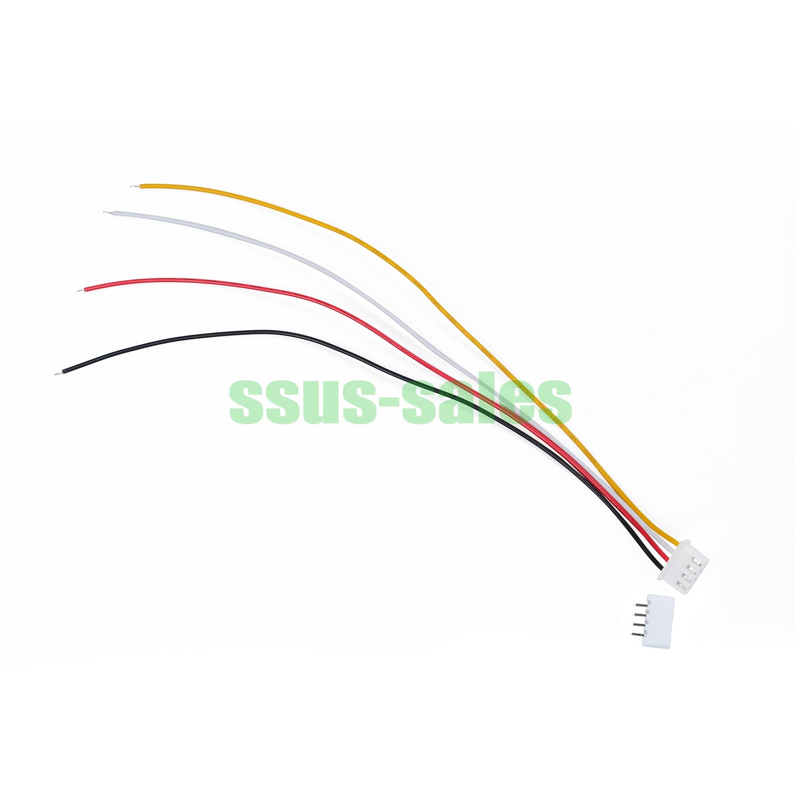 JST XH2.54mm 4Pin 10CM 20CM 30CM Male Female Extension Wire Cable Plug Socket