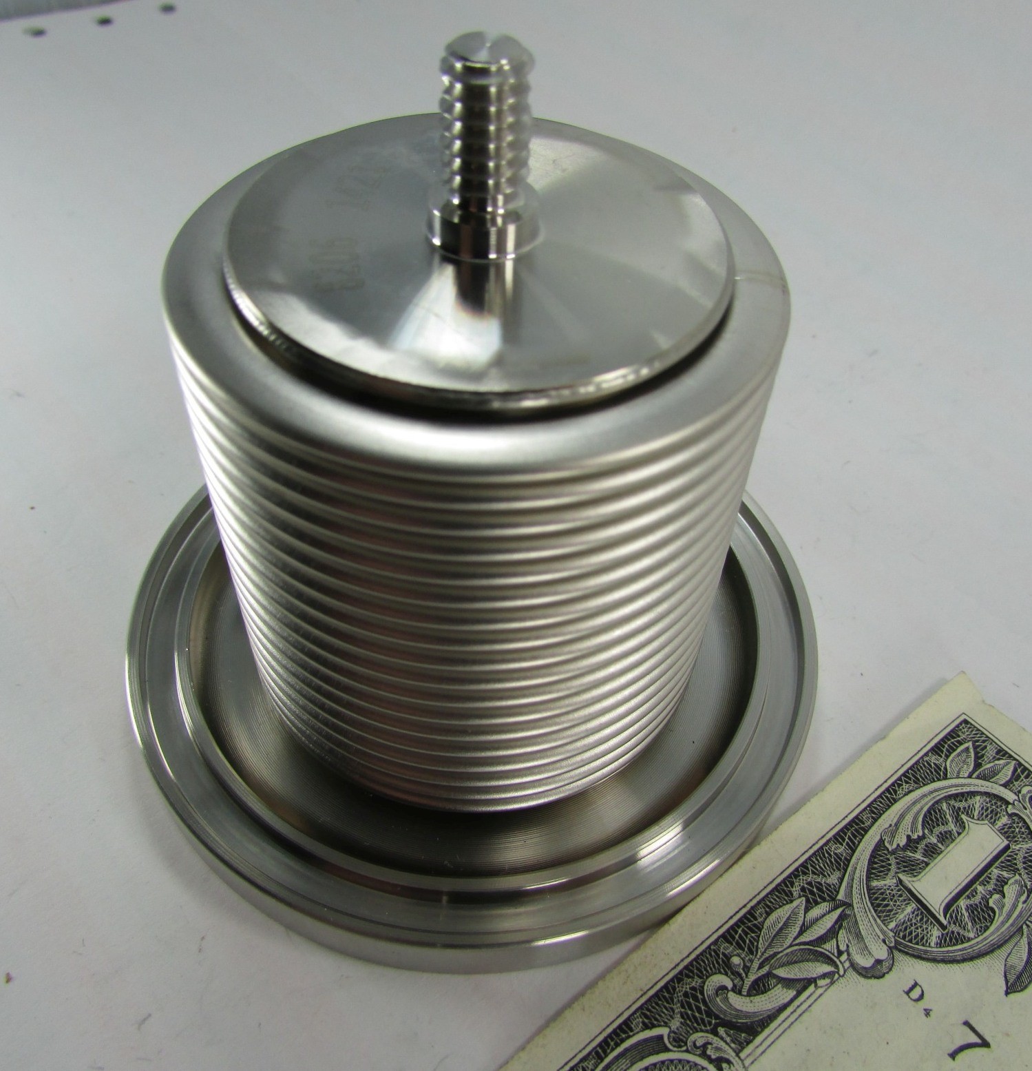 Stainless Steel Expansion Bellows Thermal HO, Laboratory Instrumentation 1/4-20