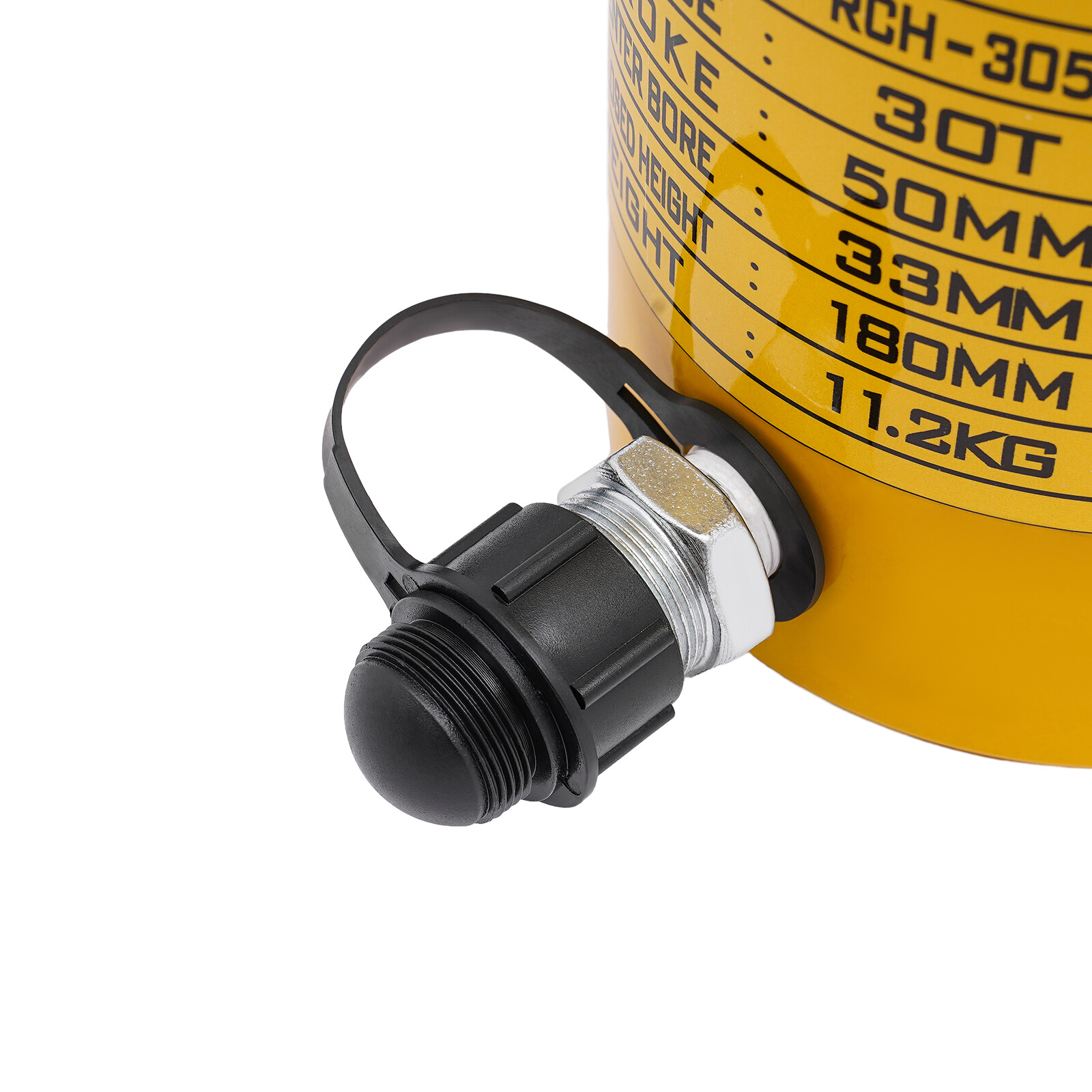 Hollow Ram Hydraulic Cylinder Jack 30 Ton / 66000 lbs 50mm Stroke RCH3050
