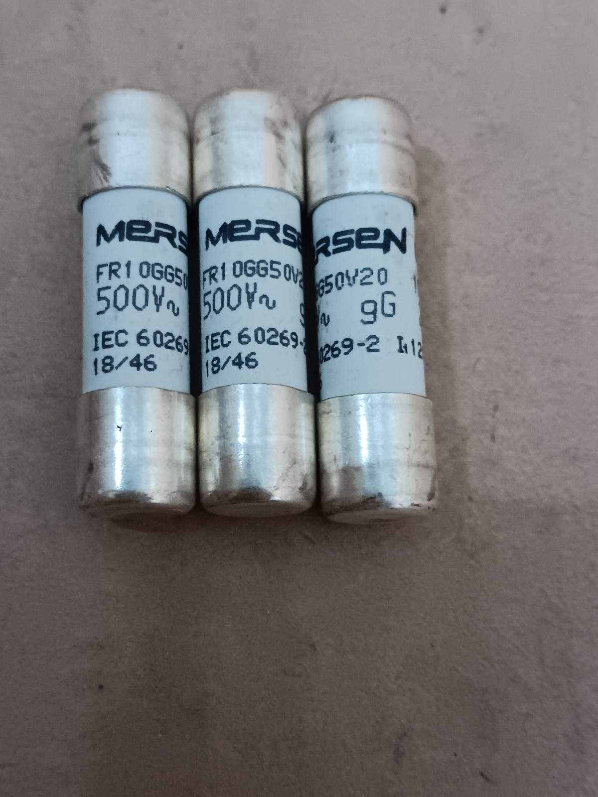 Ferraz Shawmut USM31 Fuse Holder W/ Fuses 30A 600V 3 Pole Y219073 Lot Of 7