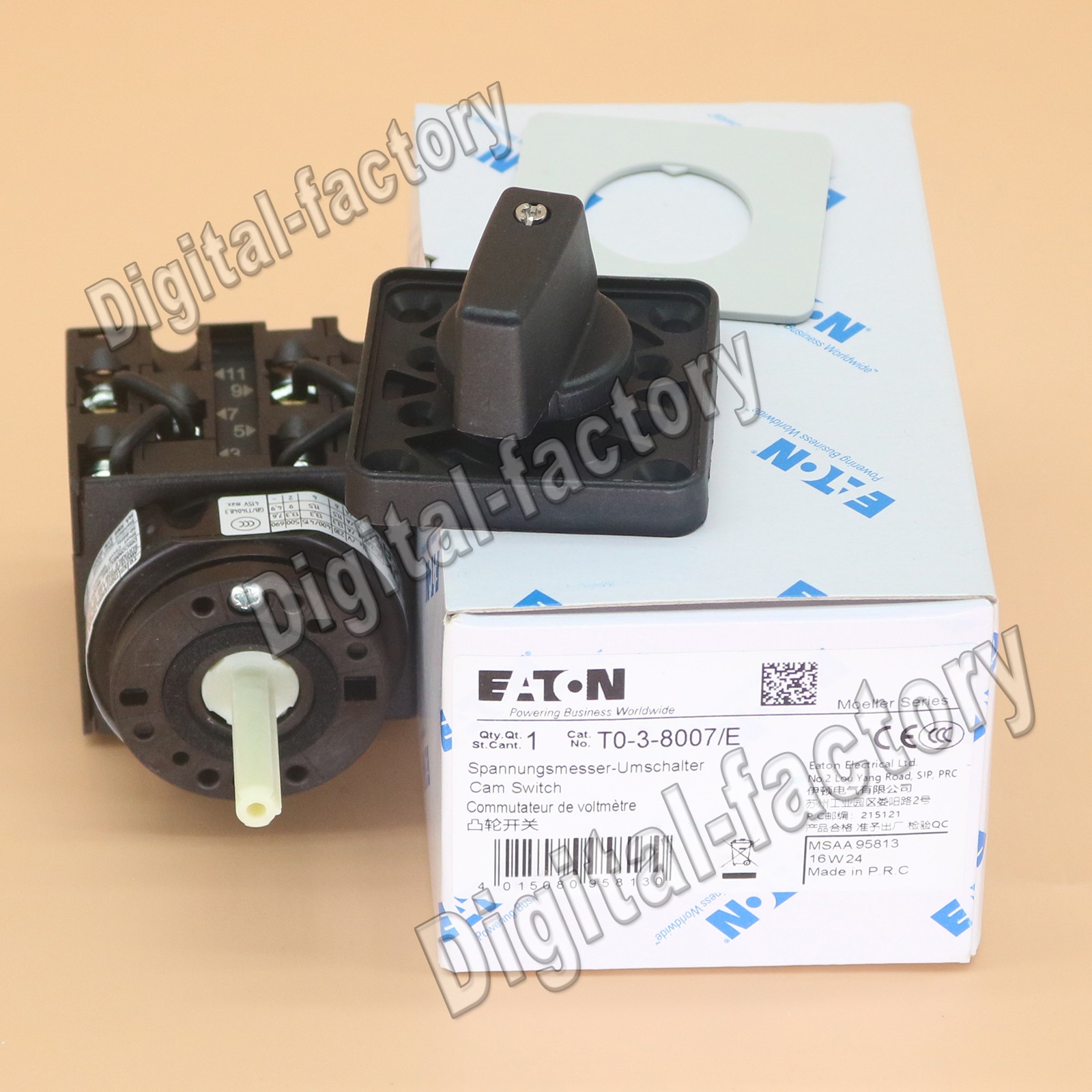 one New EATON Moeller T0-3-8007/E Select switch Quality assurance