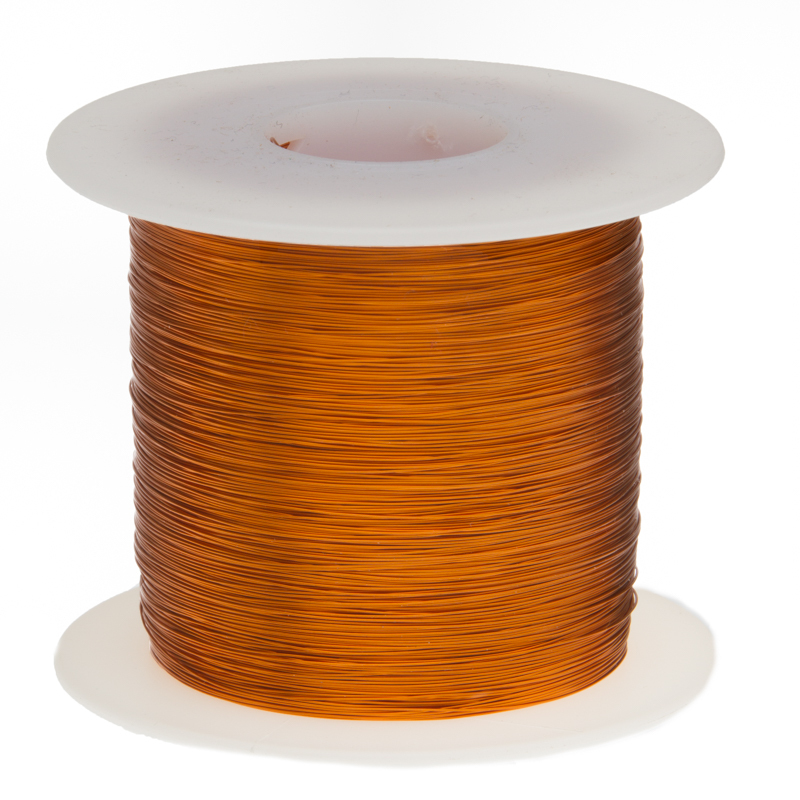 42 AWG Gauge Enameled Copper Magnet Wire 1.0 lbs 51313′ Length 0.0026″ 200C Nat
