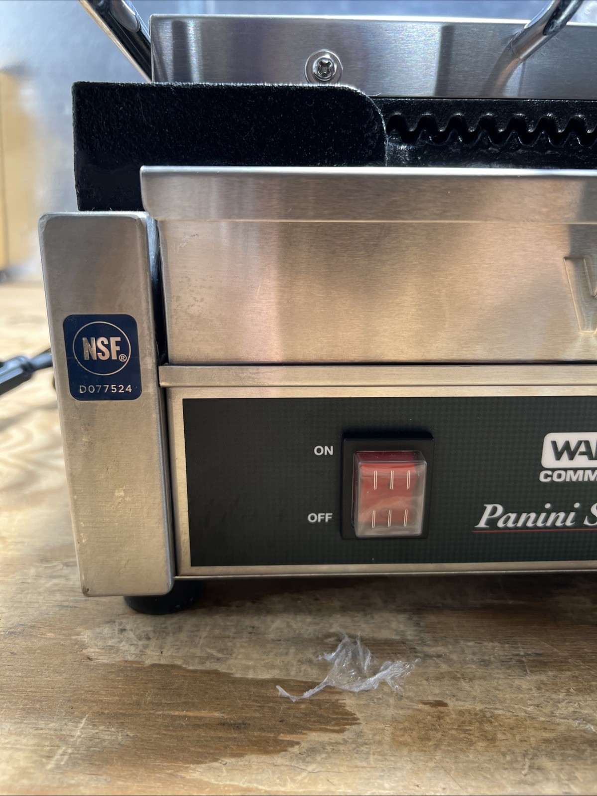 Waring WPG250 Commercial Panini Express Grooved Plates 120v «TESTED»
