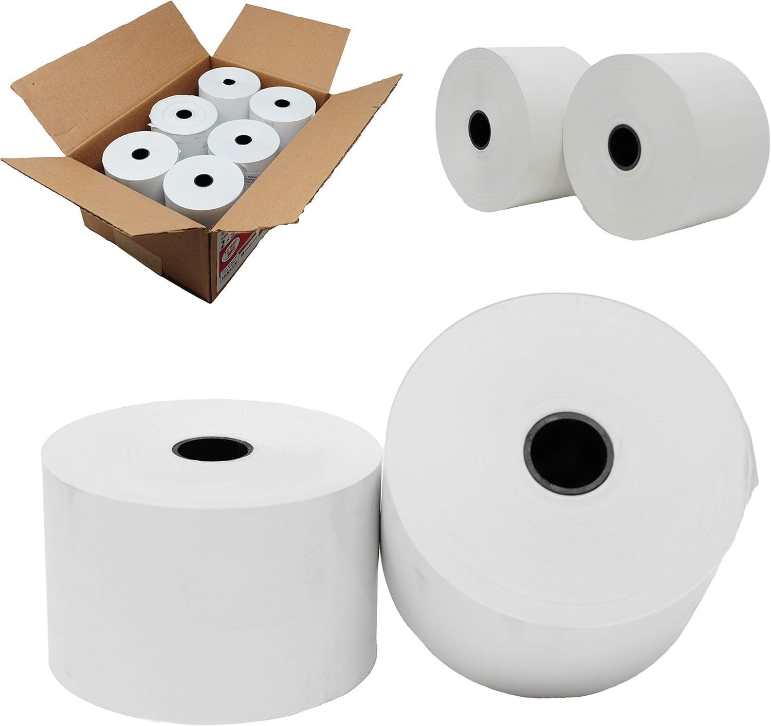 2 5/16″ X 400′ Thermal Receipt Paper Rolls (12 Rolls) for Dresser Wayne Gas Syst