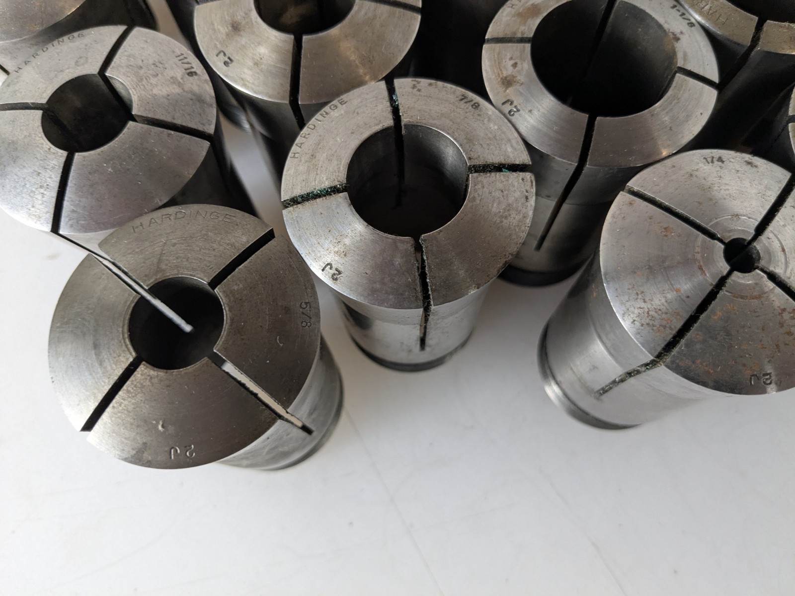 Hardinge 2J Collet Mega Lot of 61. All Hardinge No Duplicates From 10EE Monarch