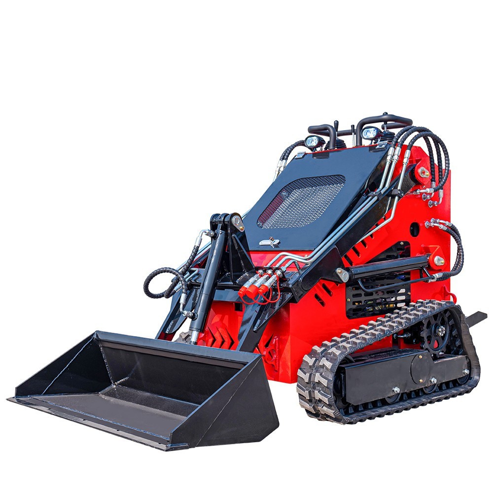 2025 Mini Crawler Track Skid Steer Loader B&S 13.5HP EPA Gas Vertical