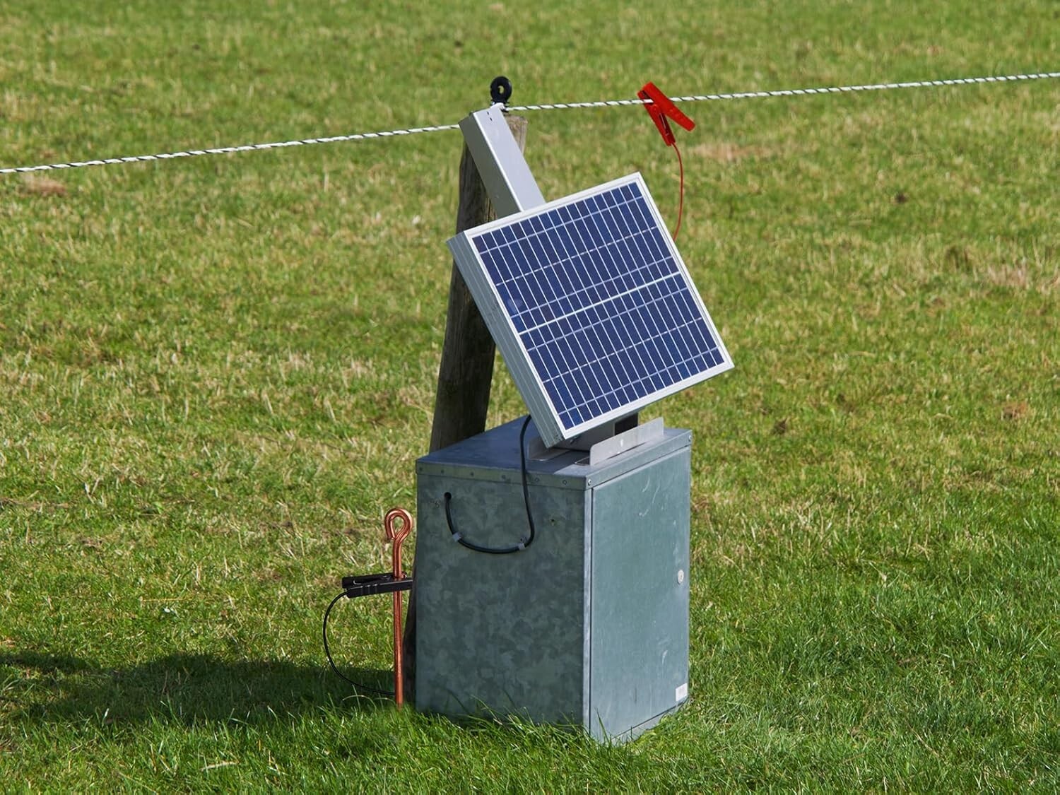 3Ft Electric Fence Wire, Solar Fence Charger Electric Fence Kit Connect Electric