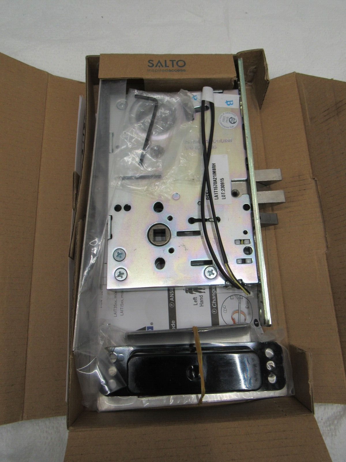 SALTO Mortise Lock Case Front Plate LA1T1570A21IM8RH