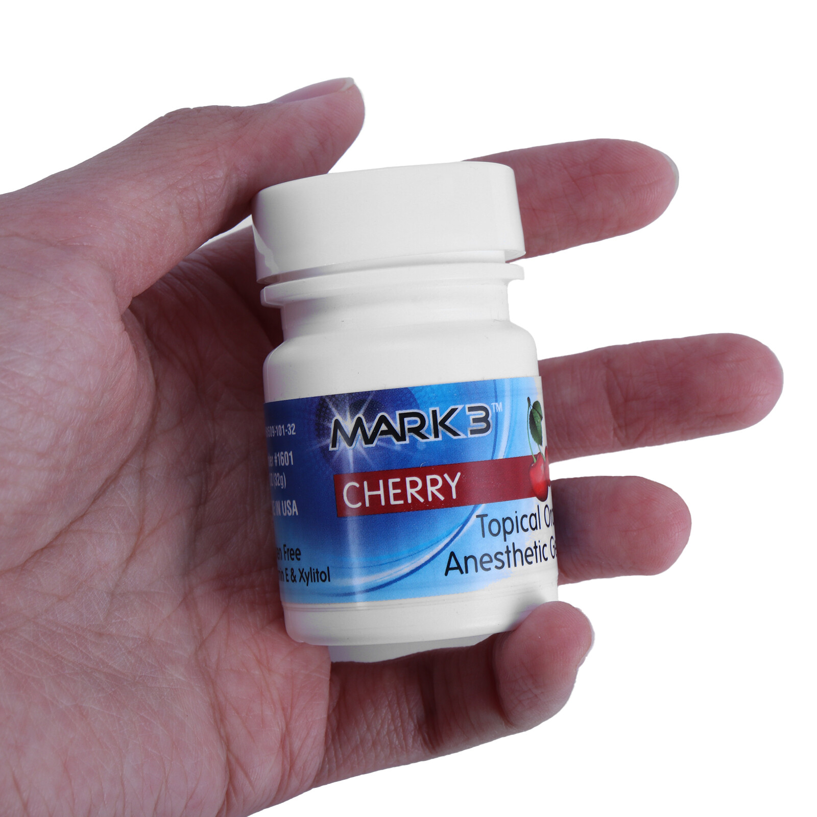 5 ✖ MARK3 Dental Topical Anesthetic Gel 20nzocaine 1OZ Jar Made in USA