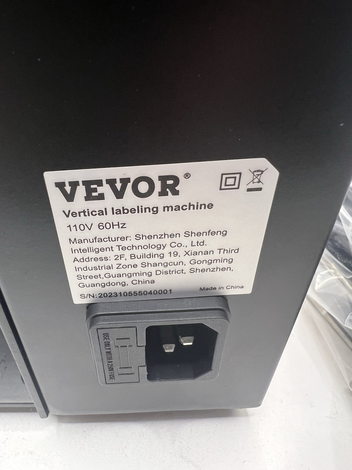 VEVOR Auto Label Dispenser 1150D Length Speed Adjust