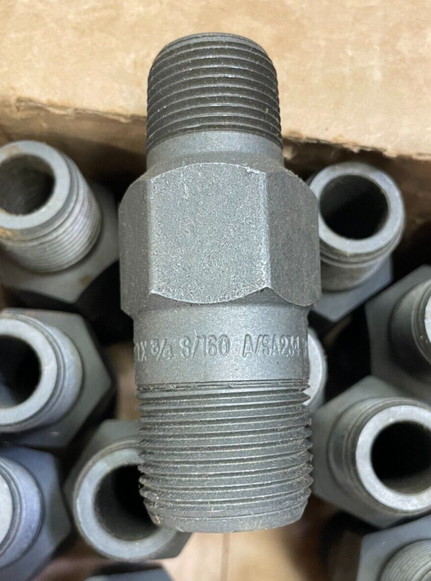 SWAGE NIPPLE 1″ x 3/4″ Schedule 160 Concentric Thread Both End A234 WPBN SP95