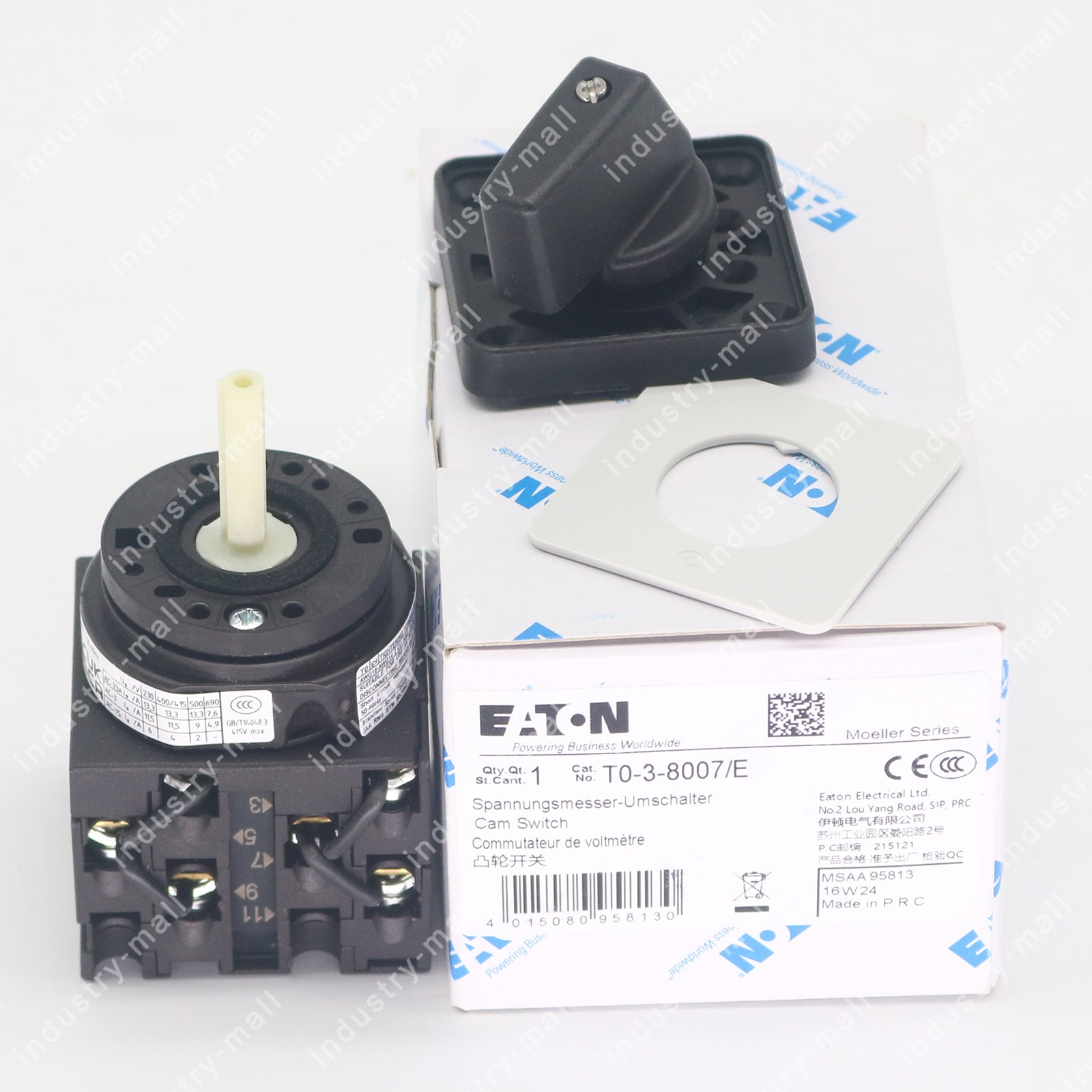 one NEW EATON MOELLER T0-3-8007/E Select switch Quality assurance