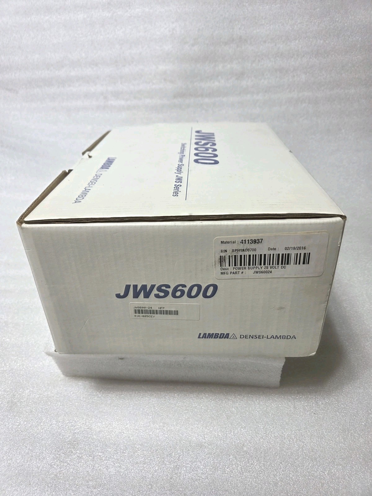 LAMBDA JWS600-24 SWITCHING POWER SUPPLY 24V NOB