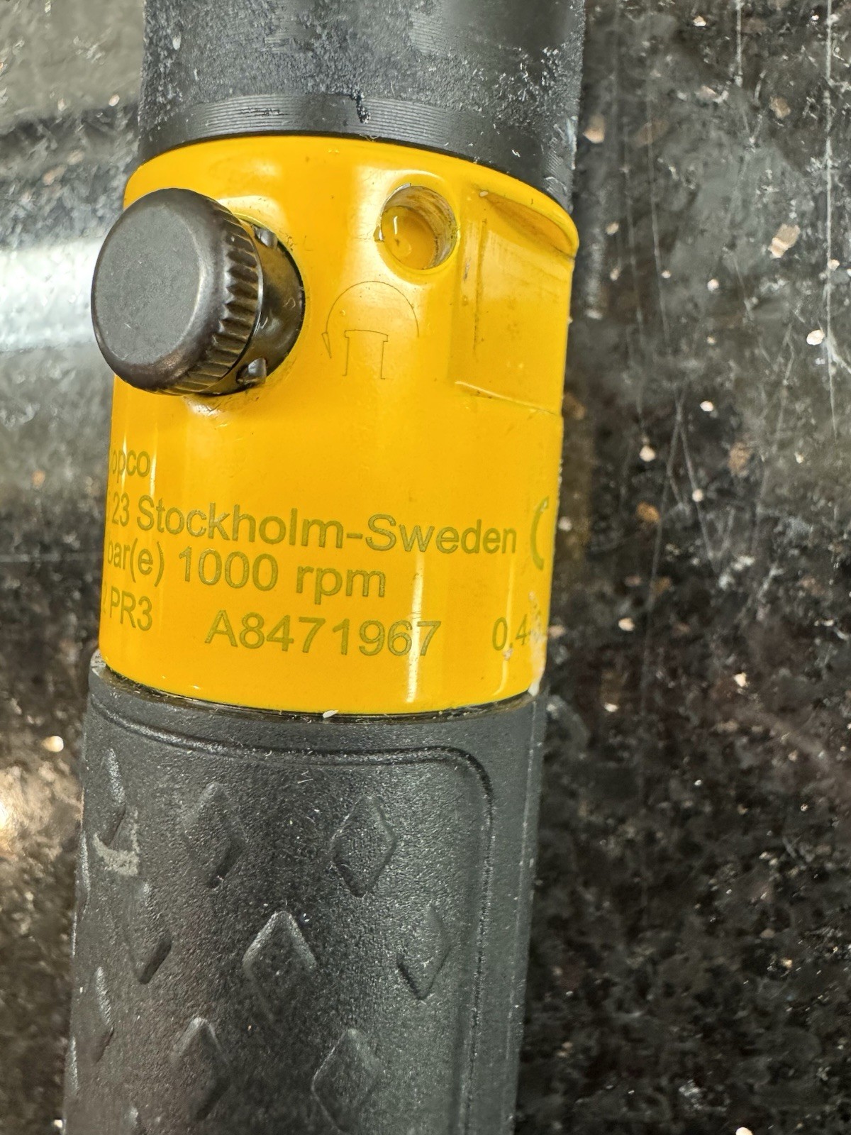 ATLAS COPCO LUM12 PR3 Inline Pneumatic Screwdriver, 0.4 – 3.2 Nm, 1000 rpm