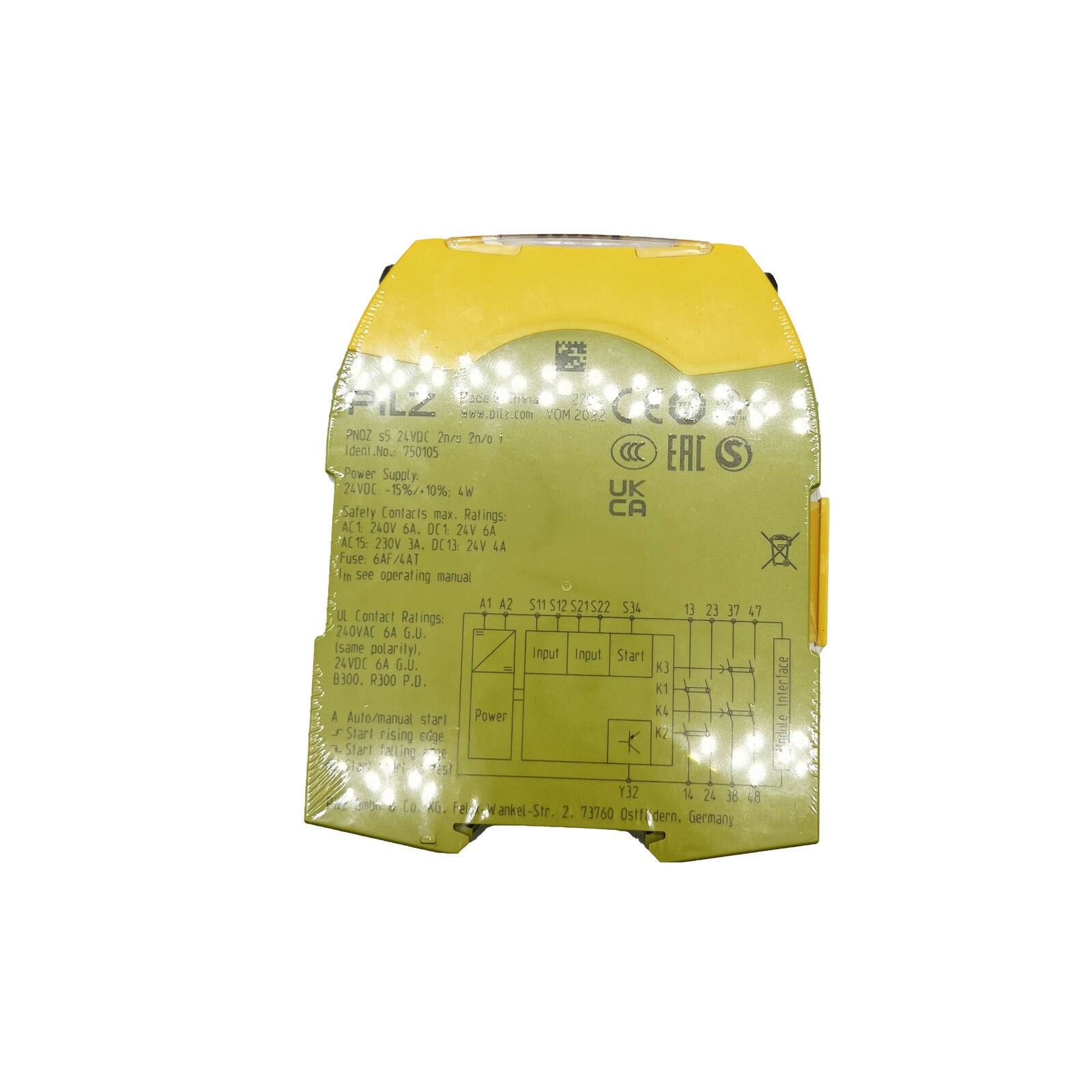 750105 1PCS Brand New pilz 750105 PNOZ S5 24VDC Free delivery