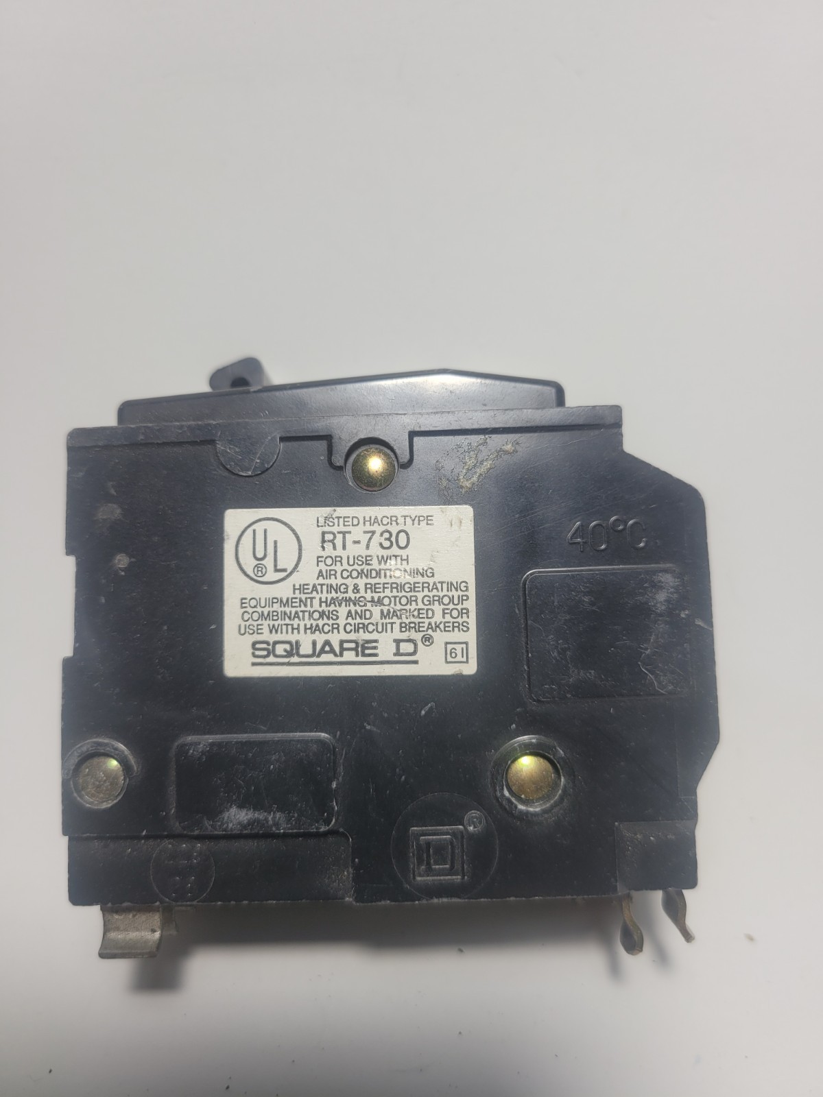 SQUARE D QO240 40 Amp 2 Pole 120/240 Volt Plug-In Circuit Breaker