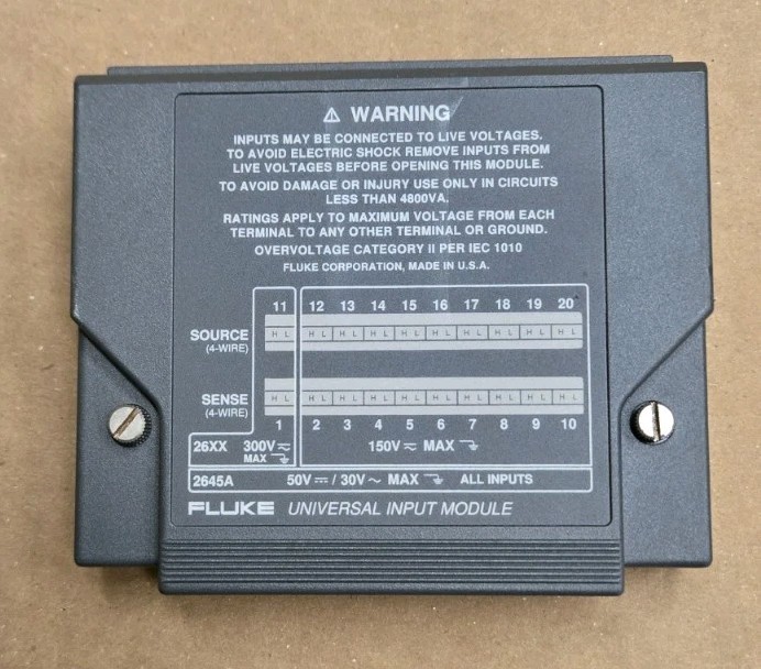 FLUKE 2645A UNIVERSAL INPUT MODULE
