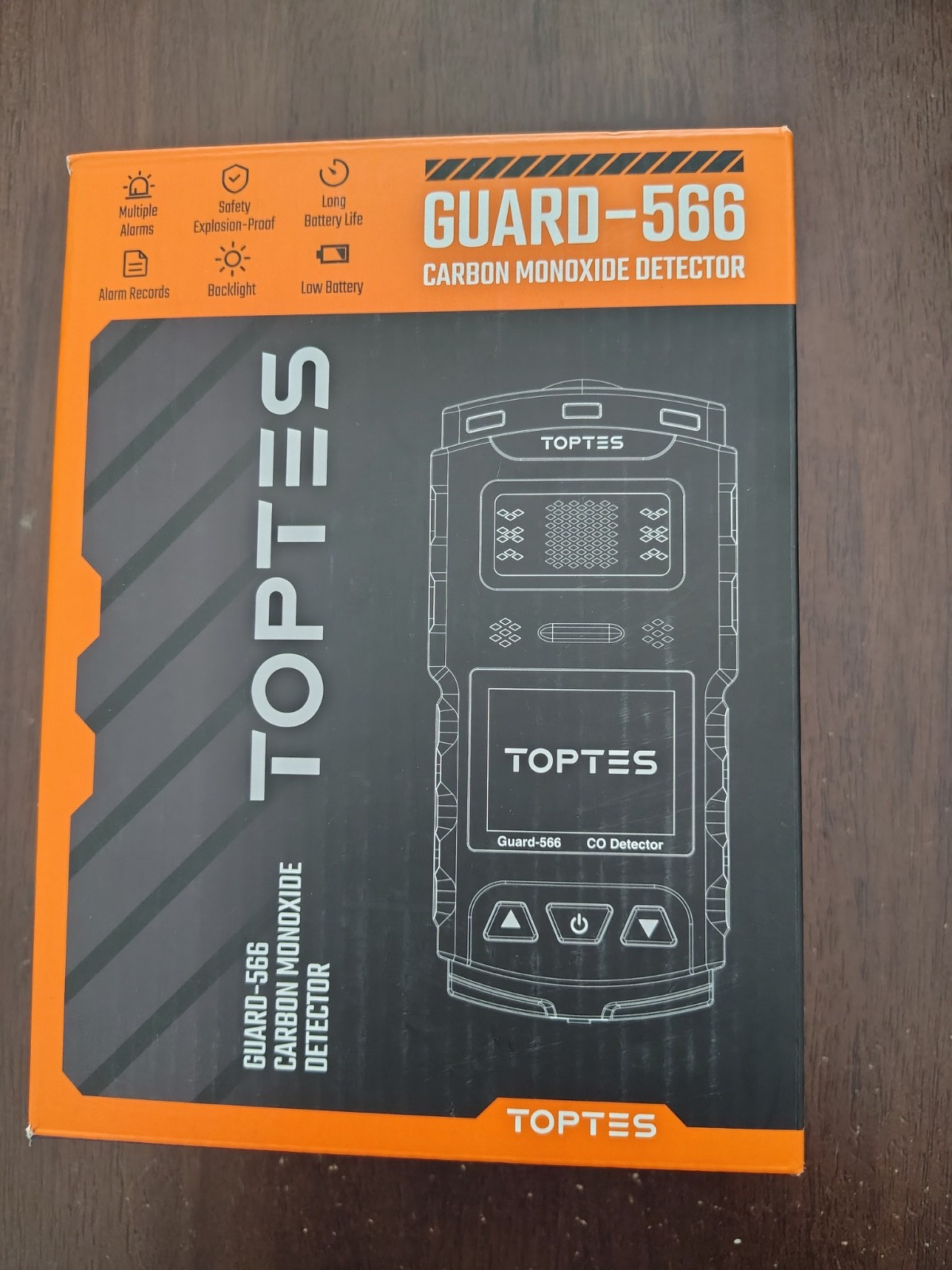 TopTes Guard-566 Portable Carbon Monoxide Detector, Rechargeable CO Detector