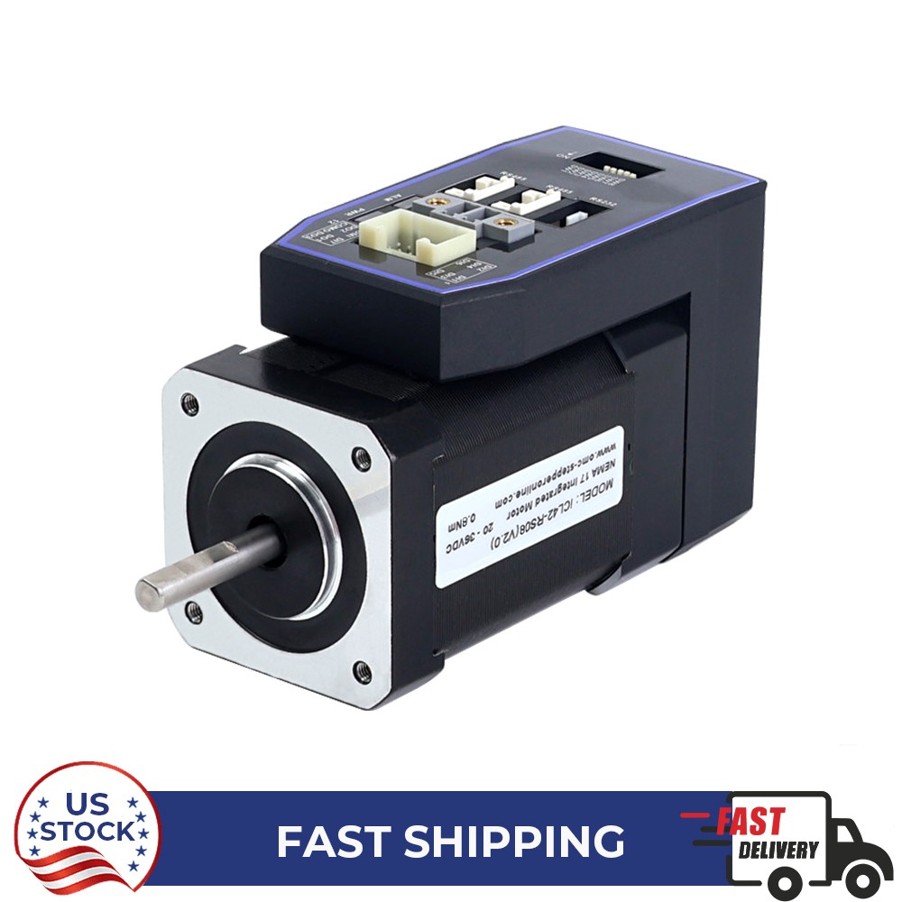 STEPPERONLINE NEMA 17 Integrated Closed Loop Stepper Motor 0.8Nm 14-Bit Encoder