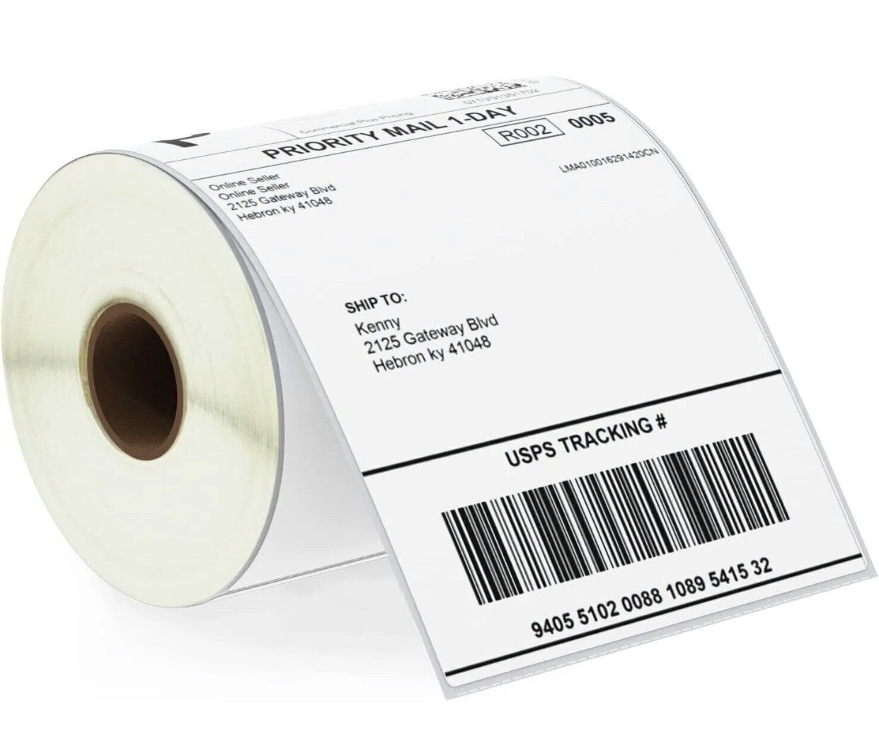 20 Rolls 4×6 Direct Thermal Shipping Labels 250 Roll Zebra 2844 ZP450 Eltron