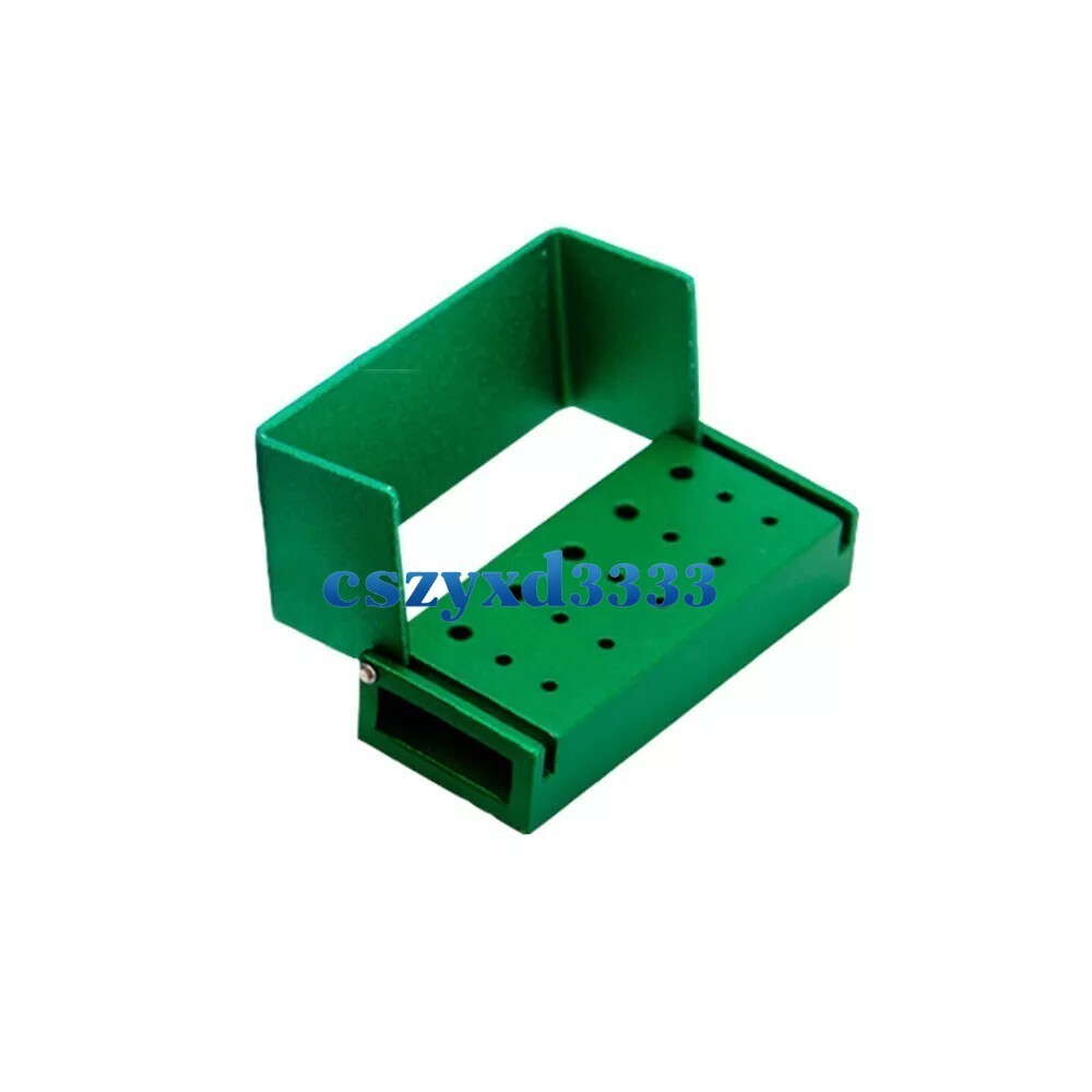 Dental Bur Holder Block Disinfection Box 10/15/16/24/30/56/100/142/152 Holes
