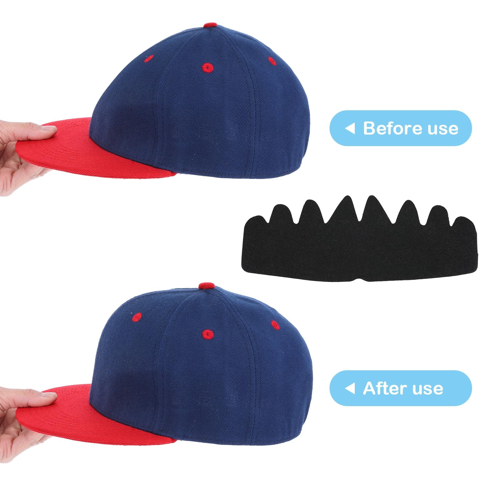 6 Pcs Hat Sweat Liner Hat Sweat Protector No Sweat Hat Liner Baseball Caps Inser