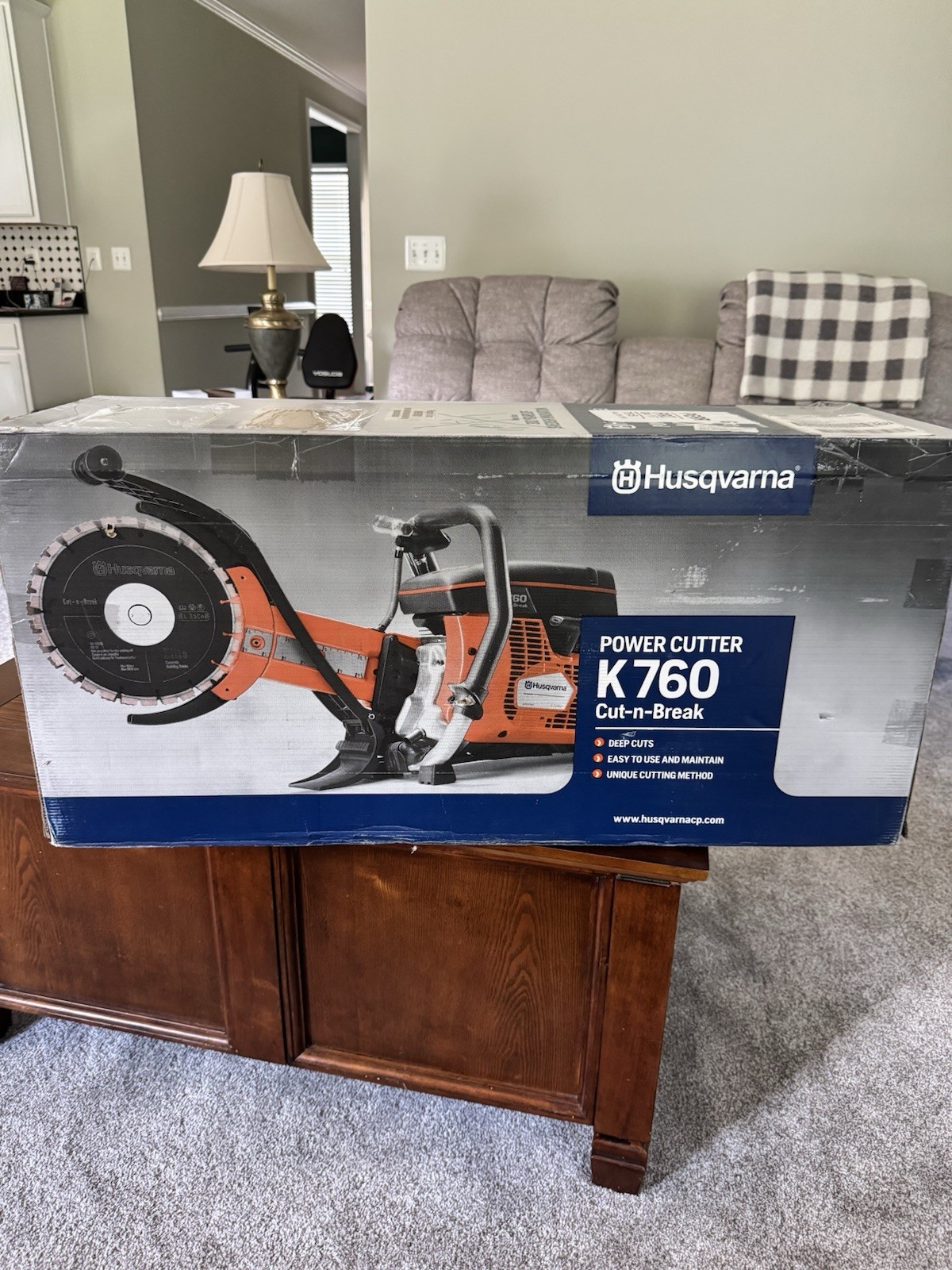 Husqvarna K760 Cut-n-Break Gasoline Handheld Cut-Off Saw 9 in Max Blade