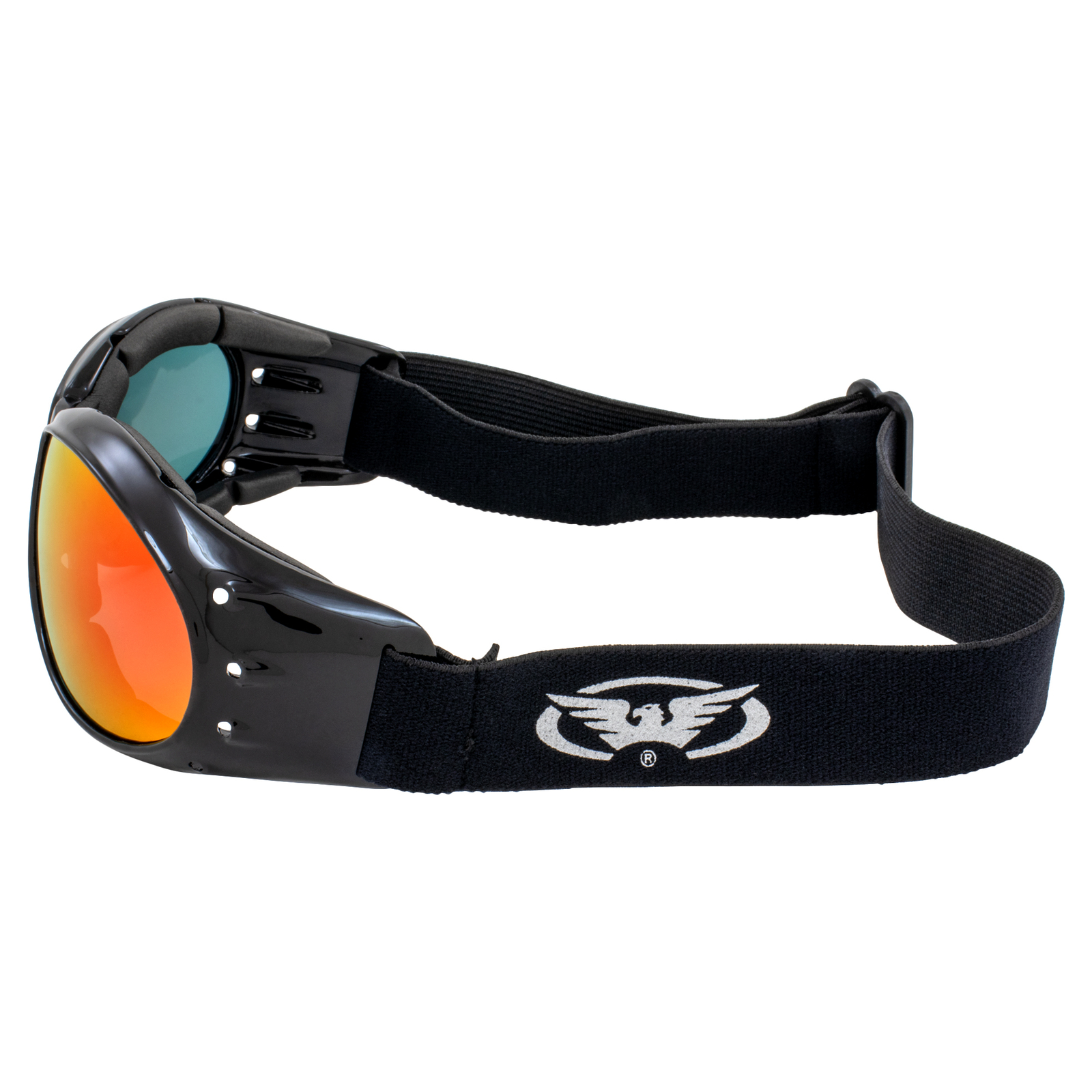 3 Pairs of Global Vision Eliminator Goggles Black with Clear Red & Blue Lenses