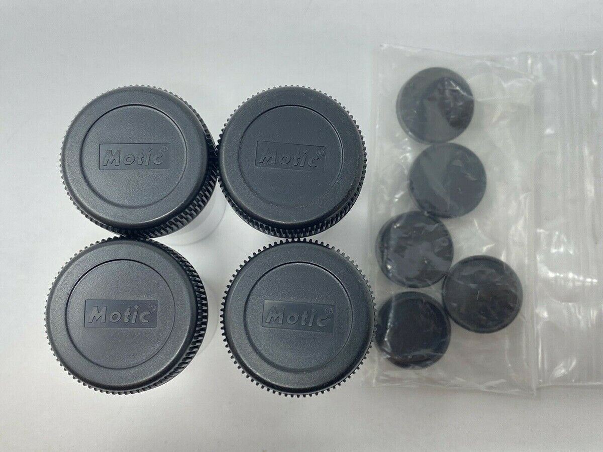 [4X, 10X, 40X, 100X] Motic BA400 Fluorescence Microscope Plan Objectives