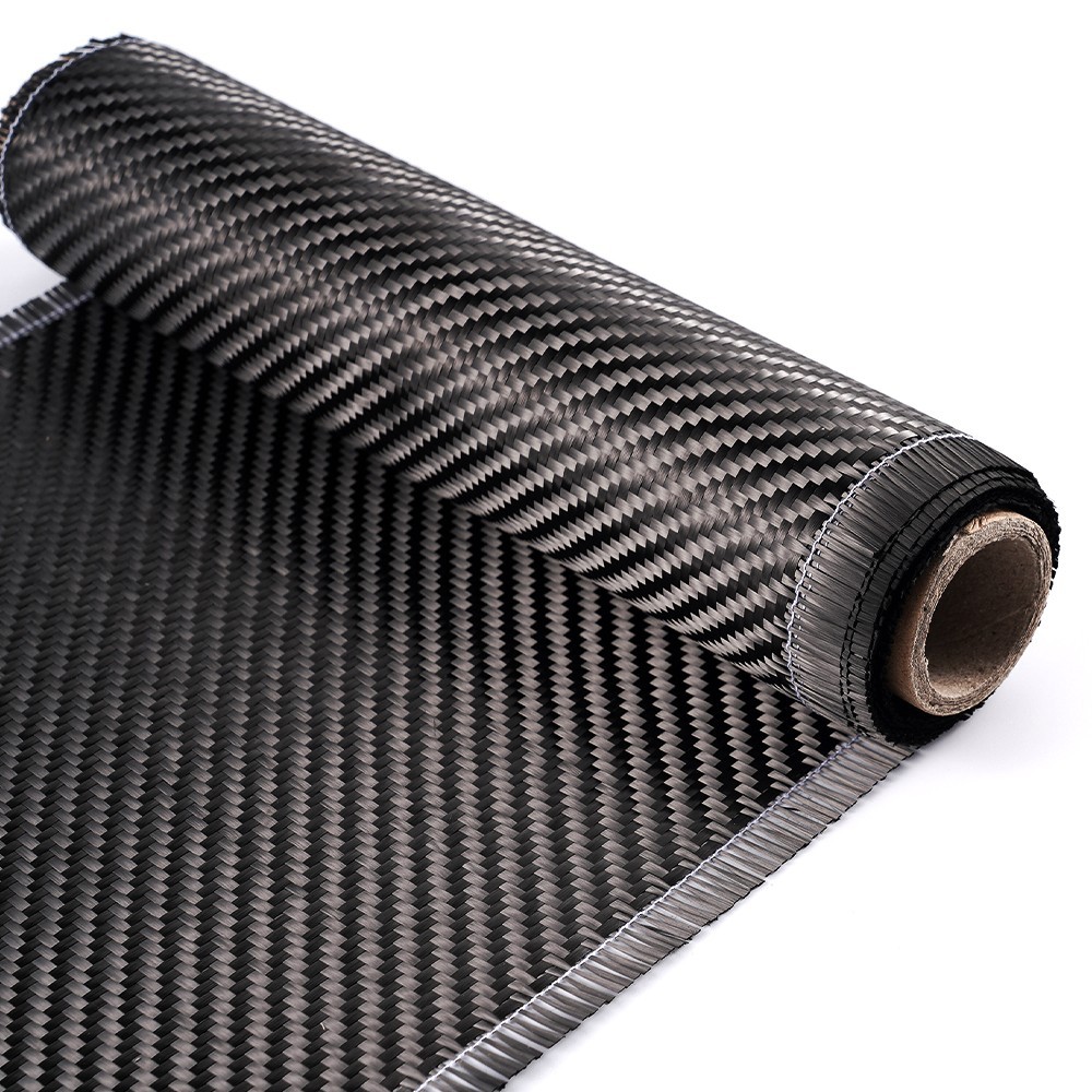 4.9ft x 7.87″ Carbon Fiber Roll Structural Reinforcemen Carbon Fiber Cloth Black