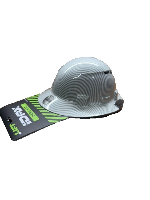 Lift Safety iDAX – Vented Hard Hat – WHITE Carbon HIDV-24CW