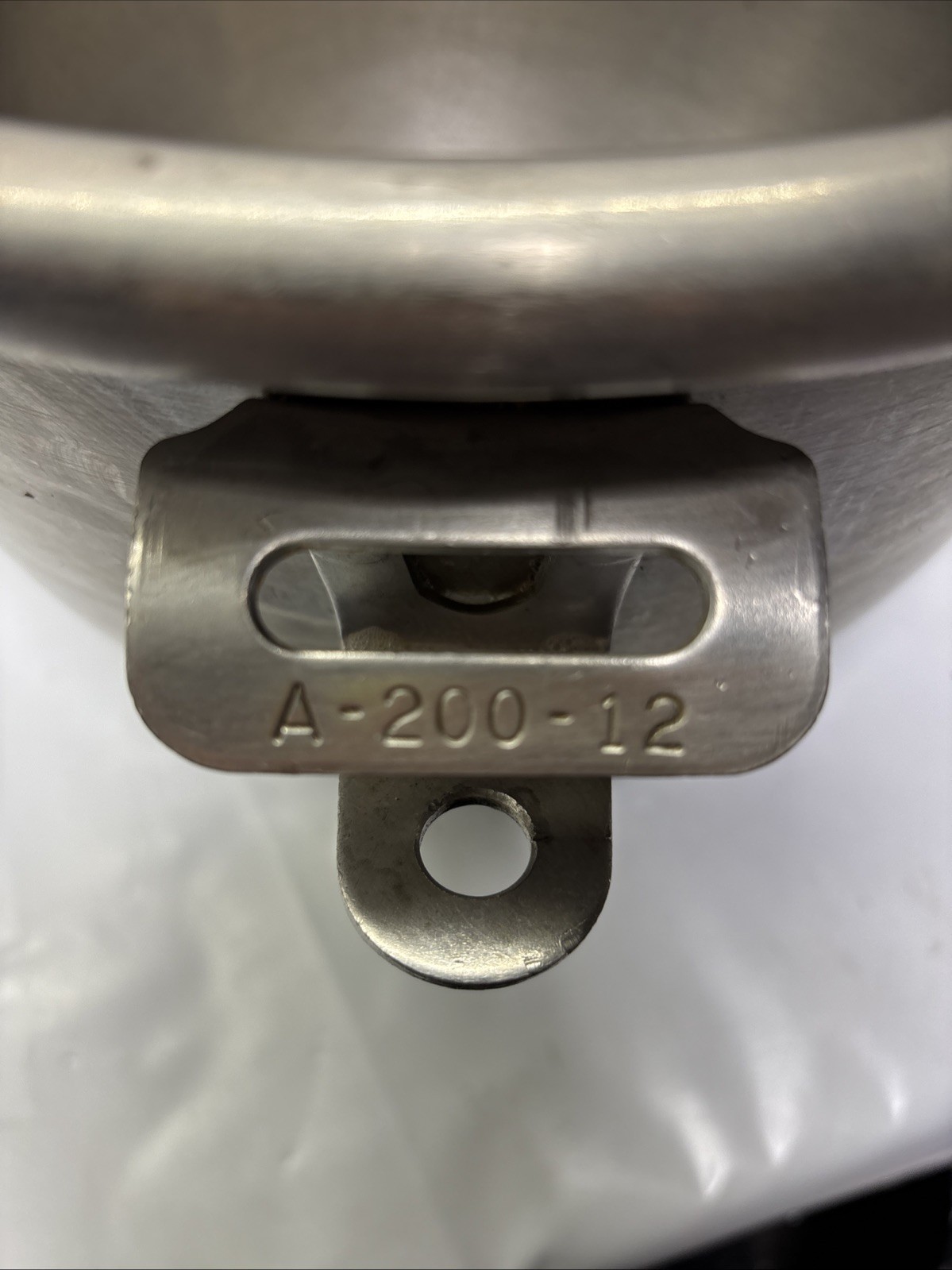 HOBART 12 QT BOWL A-200-12 Stainless Steel Mixing Bowl for A200 Mixer USED